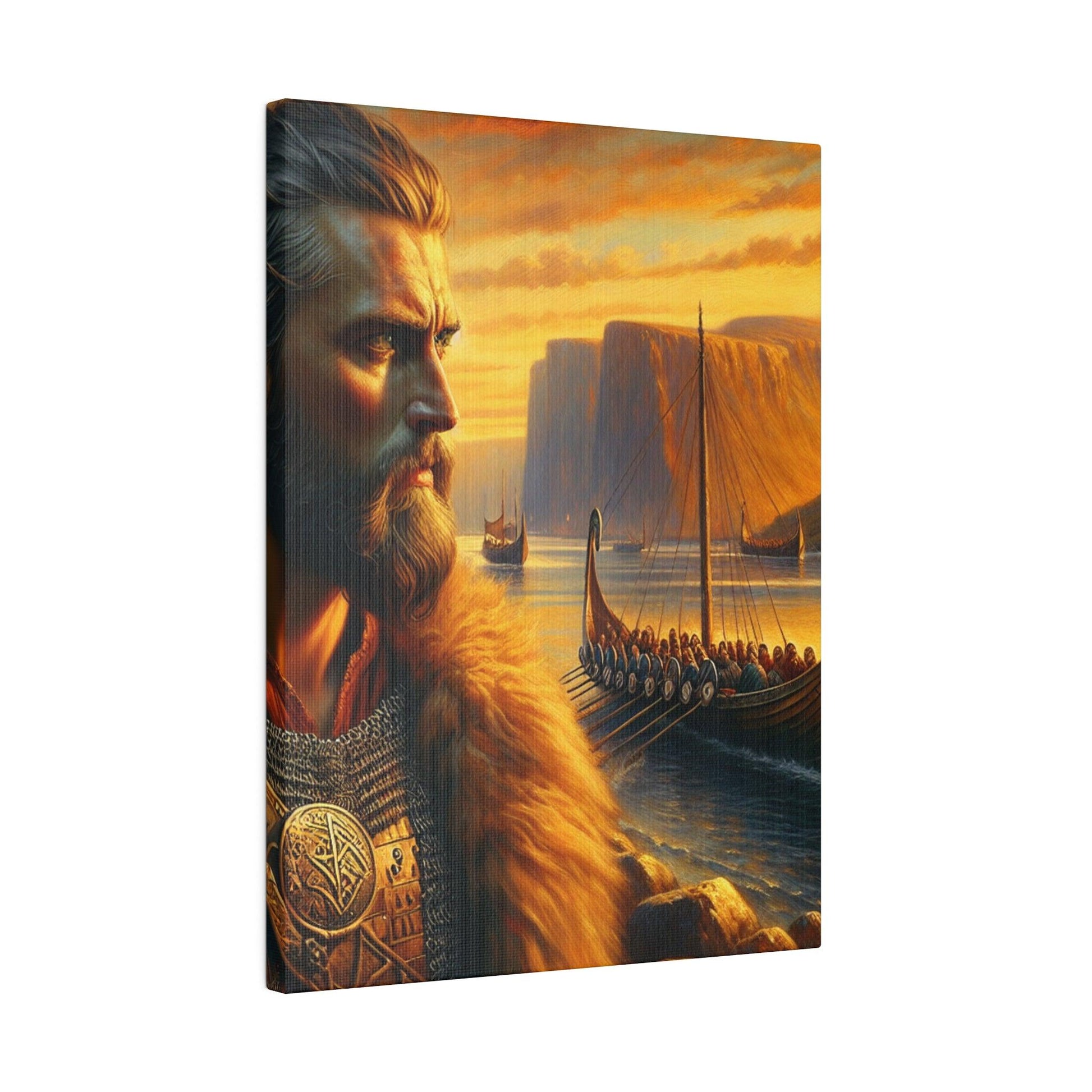 "Viking Voyage - Canvas Wall Art" - The Alice Gallery