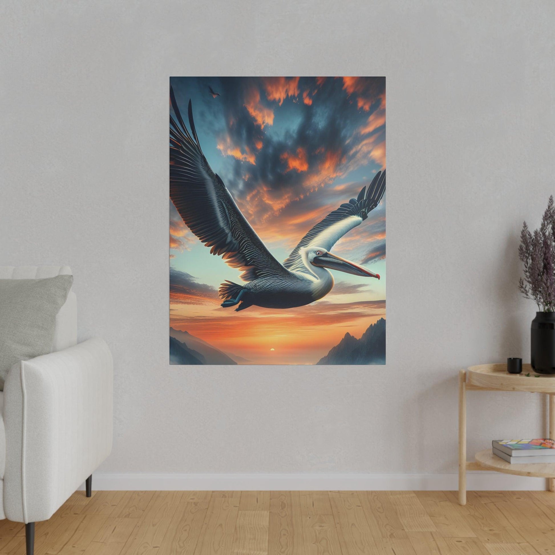 "Pelican Paradiso: Exquisite Canvas Wall Art" - The Alice Gallery