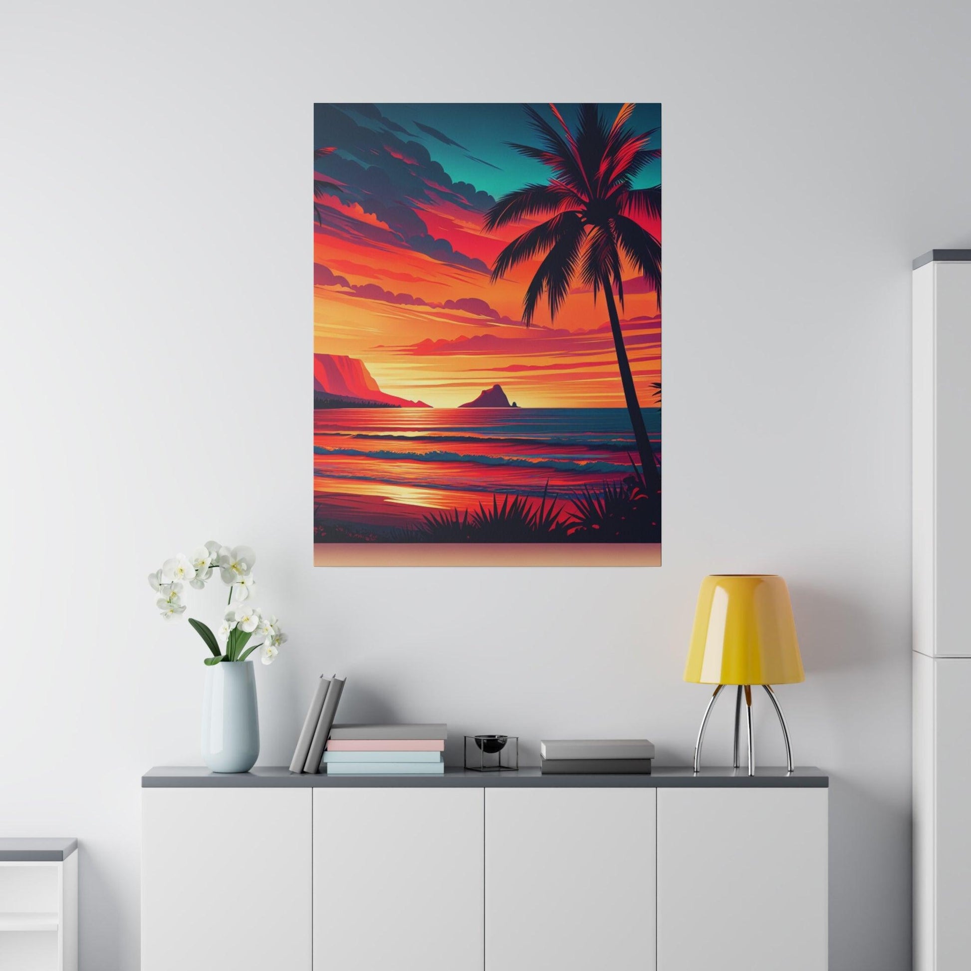 "Hawaii Bliss Enveloped Canvas Wall Art" - Canvas - The Alice Gallery