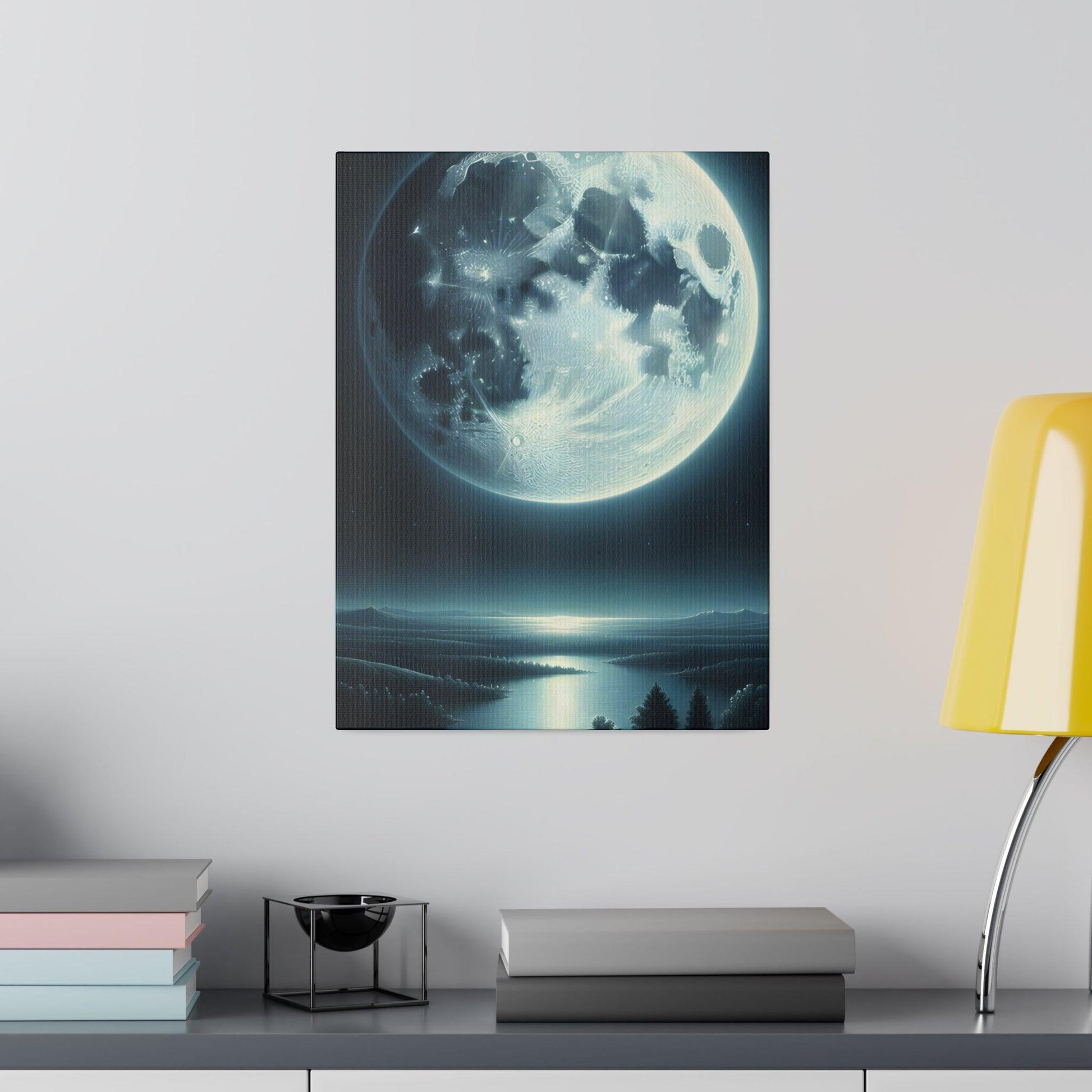 "Moonglow Masterpiece Canvas Wall Art" - The Alice Gallery