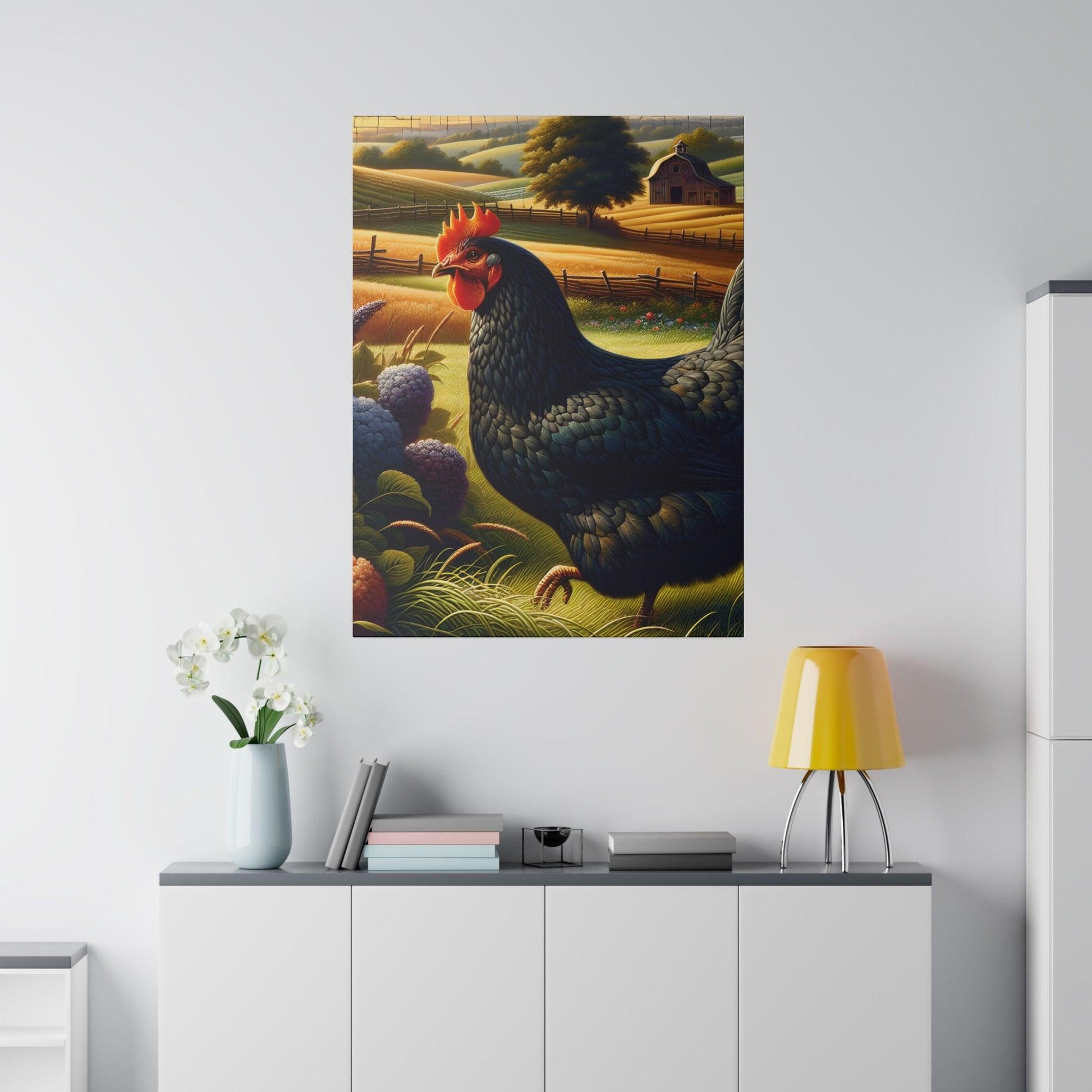 "Chick-Spirations: Inspiring Chicken Canvas Wall Art" - The Alice Gallery