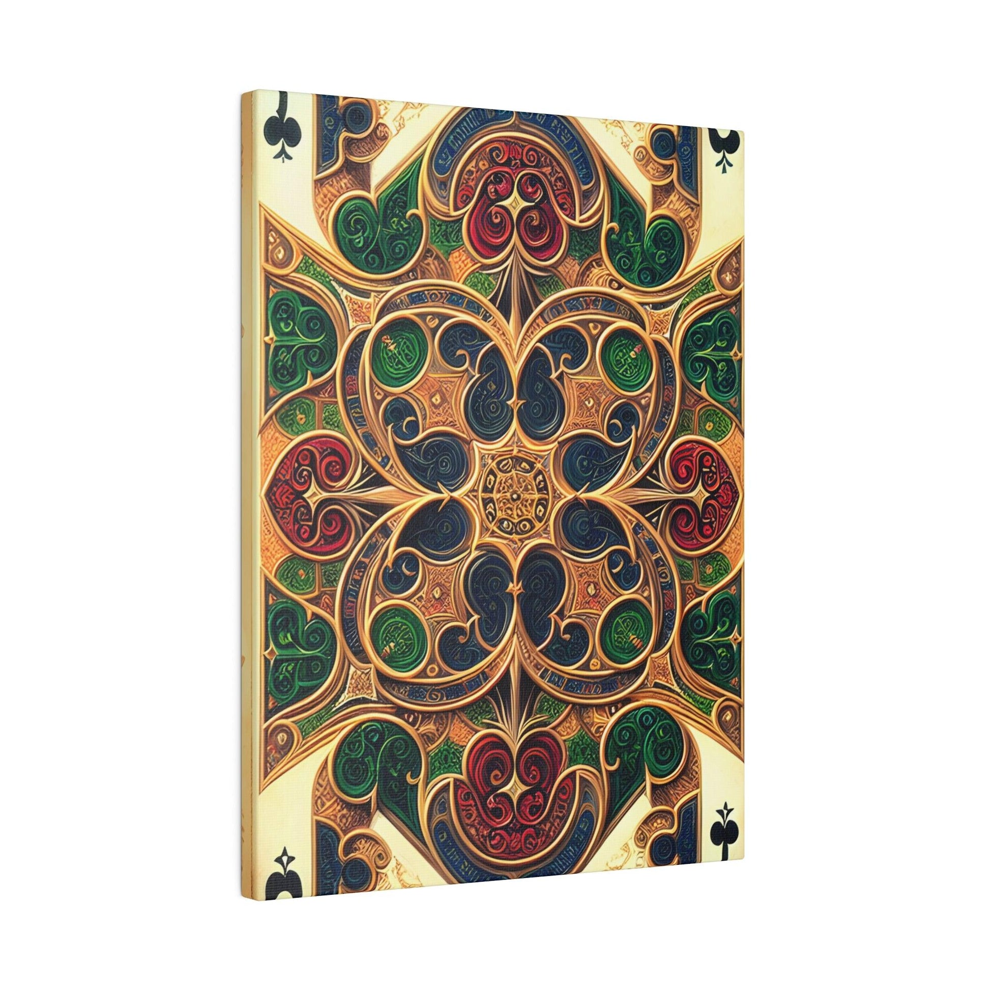 "Deck of Aesthetics: Playing Card-Inspired Canvas Wall Art" - The Alice Gallery