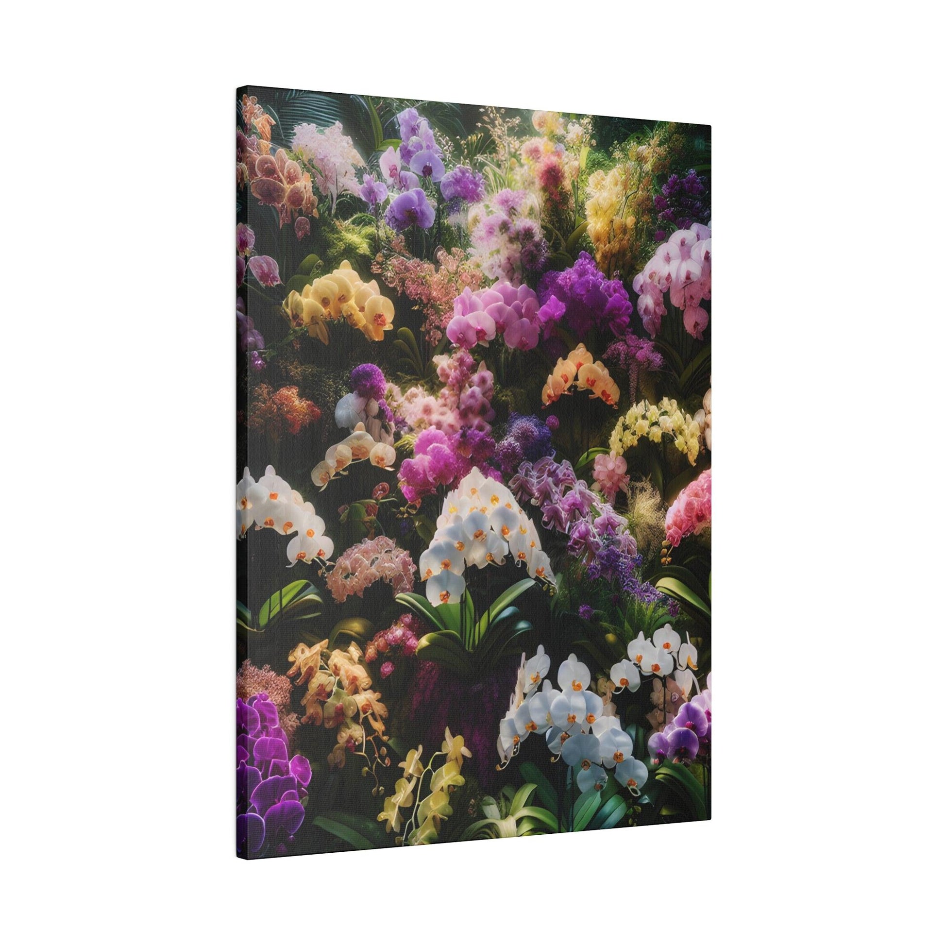 "Orchid Odyssey: Ethereal Canvas Wall Art" - The Alice Gallery