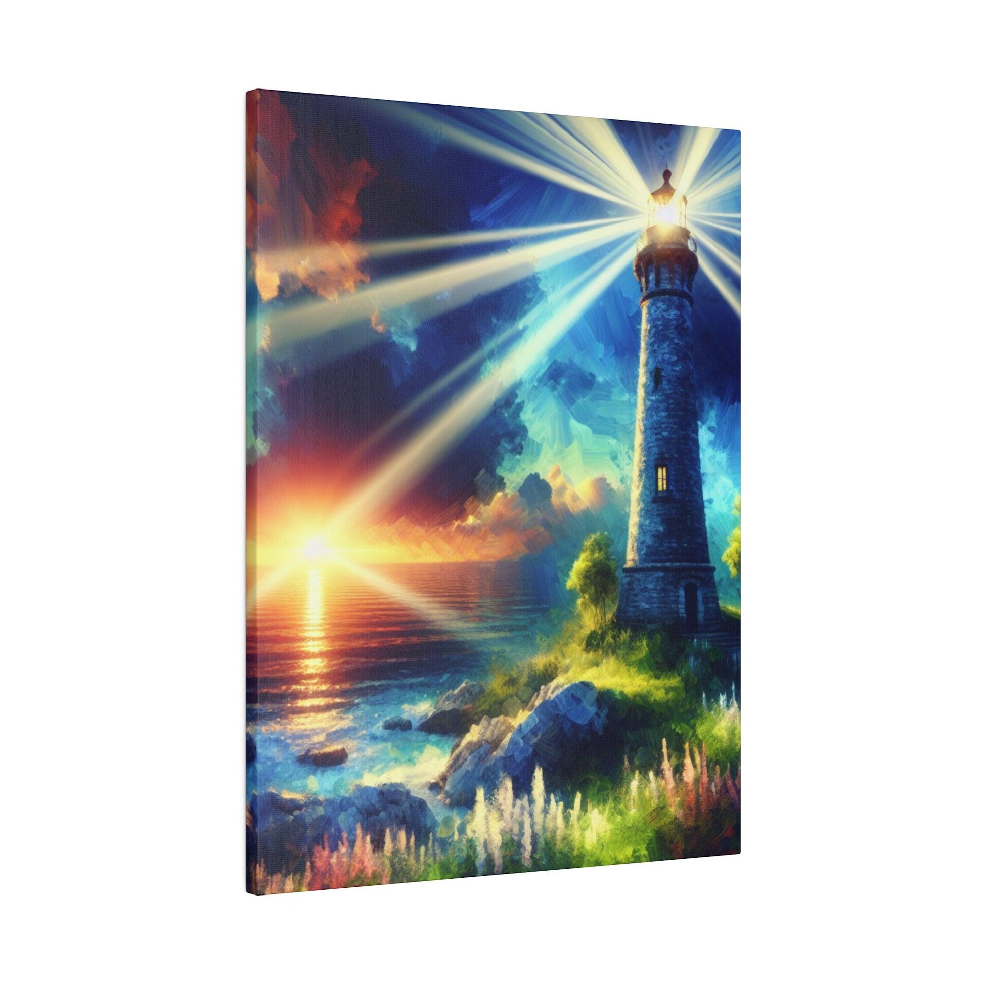 "Beacon Brilliance: Lighthouse Inspired Canvas Wall Art" - The Alice Gallery