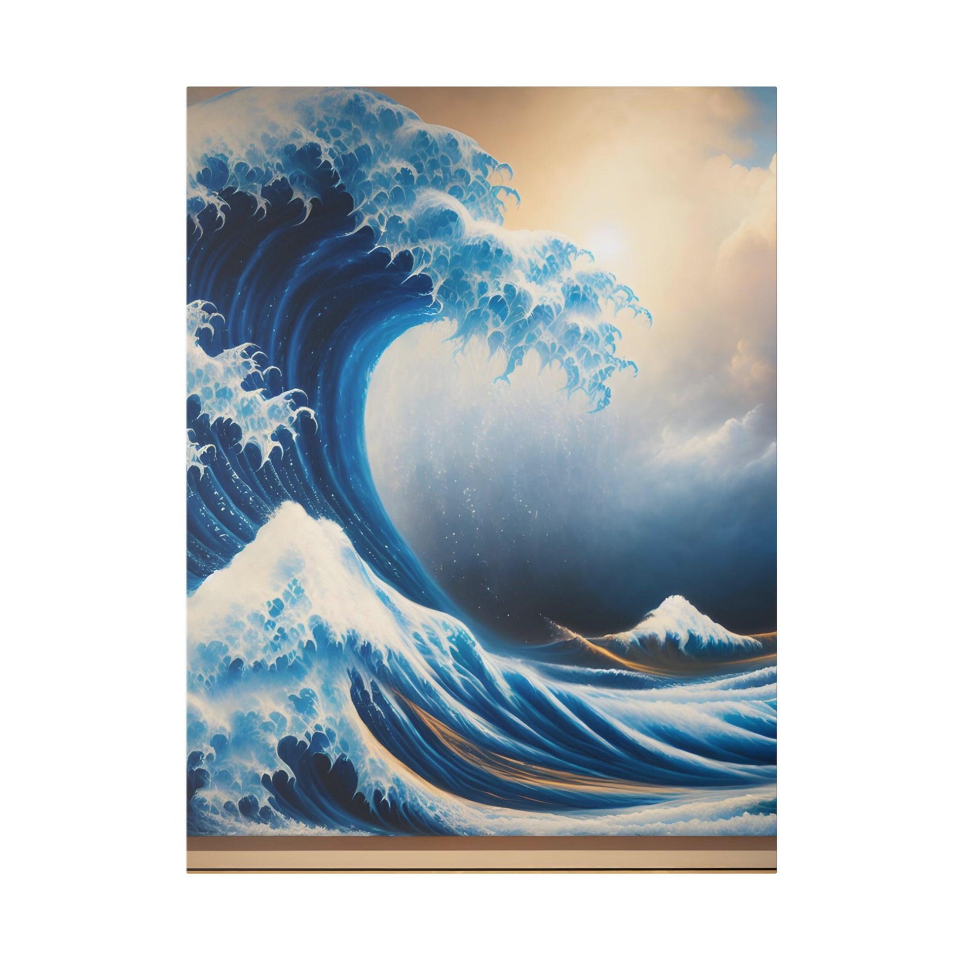 "Ocean Rhapsody: The Canvas Wave Wall Art" - The Alice Gallery