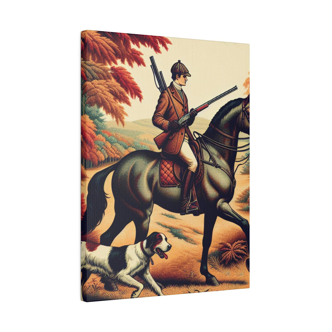 "Hunting Memoirs Canvas Wall Art" - The Alice Gallery