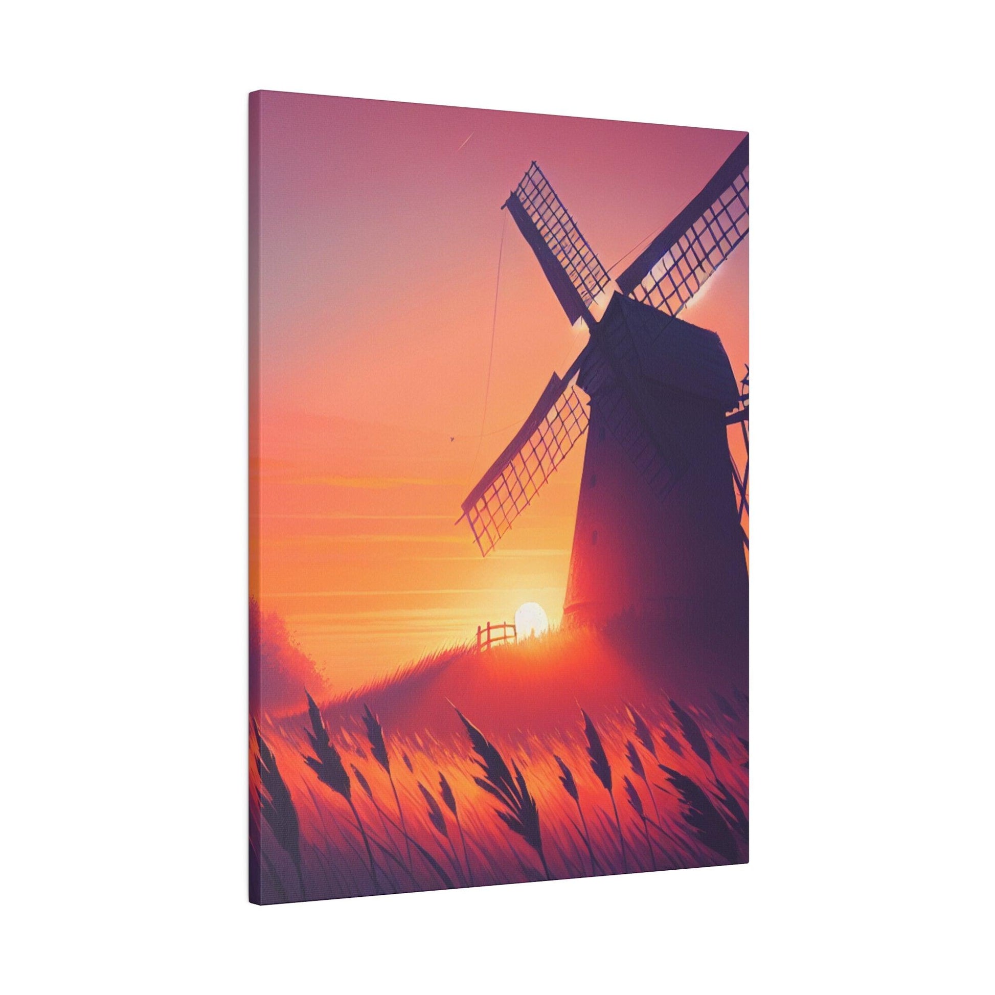 "Whispers of the Windmill" Canvas Wall Art - The Alice Gallery