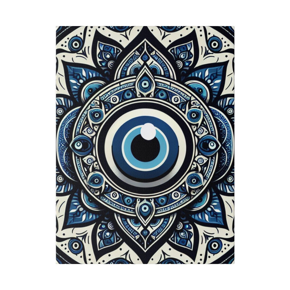 "Visual Chameleon: Evil Eye Hypnosis Canvas Wall Art" - Canvas - The Alice Gallery