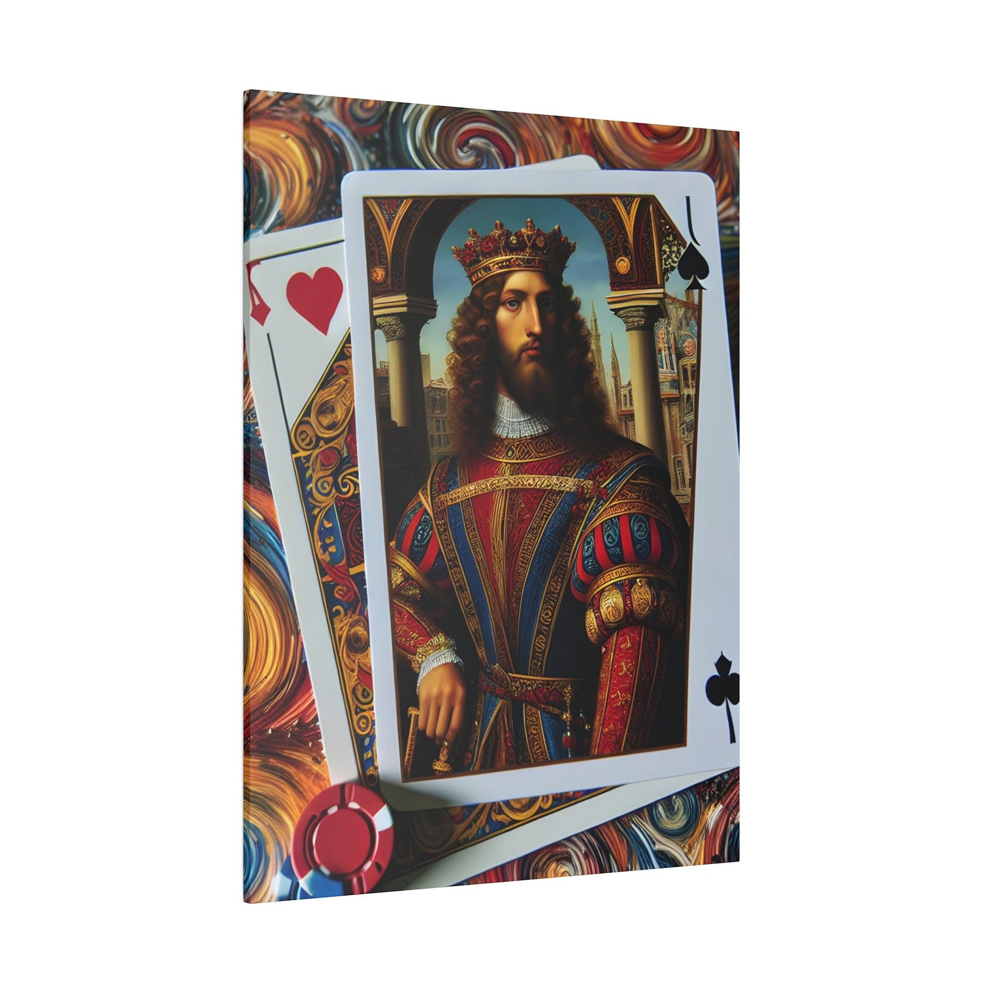 "Deck of Splendor: Playing Card Inspired Canvas Wall Art" - The Alice Gallery