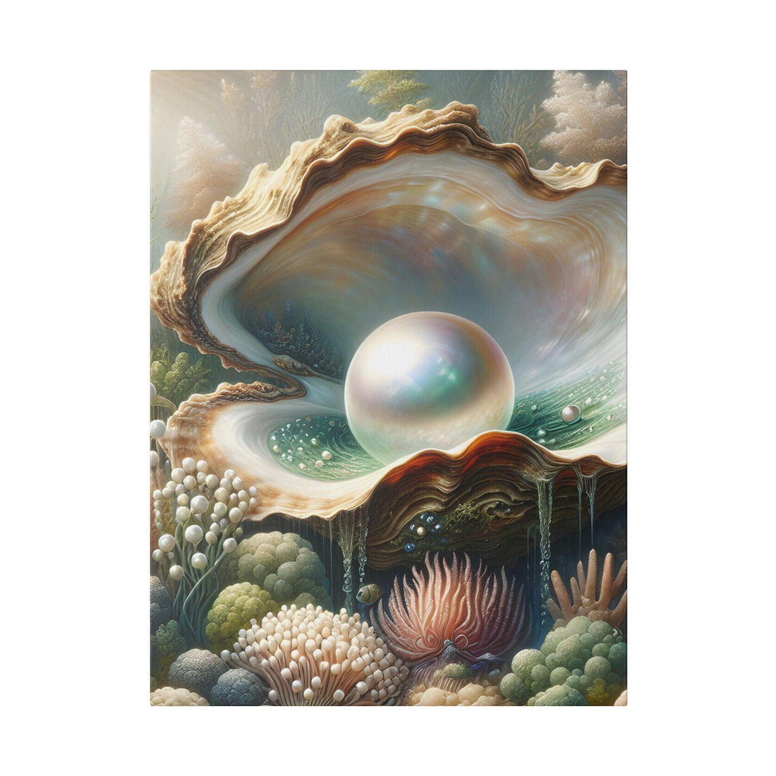 "Ocean’s Whisper: The Oyster Canvas Wall Art Collection" - The Alice Gallery