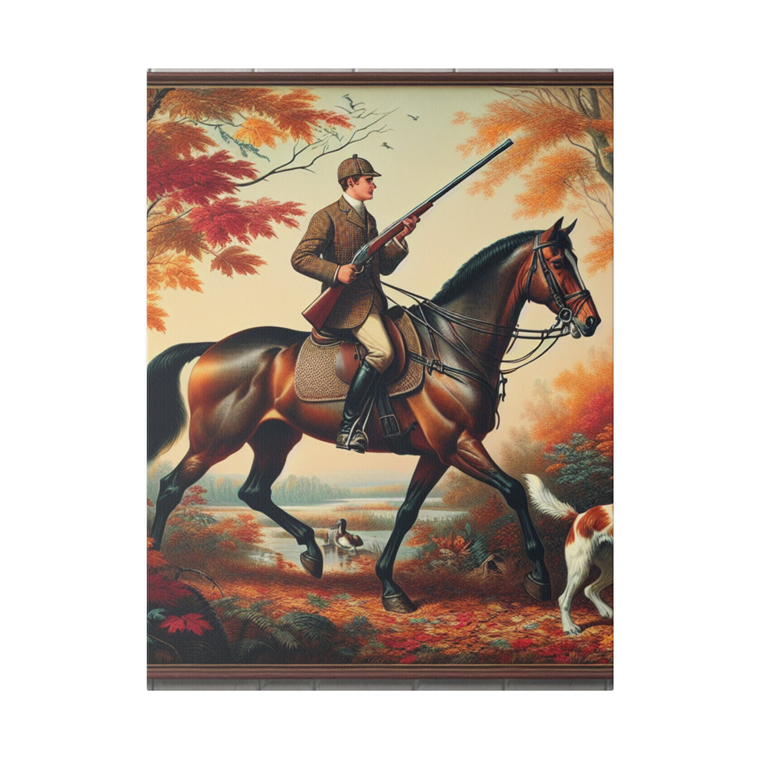 "Hunting Excursion: Impressions in Canvas Wall Art"