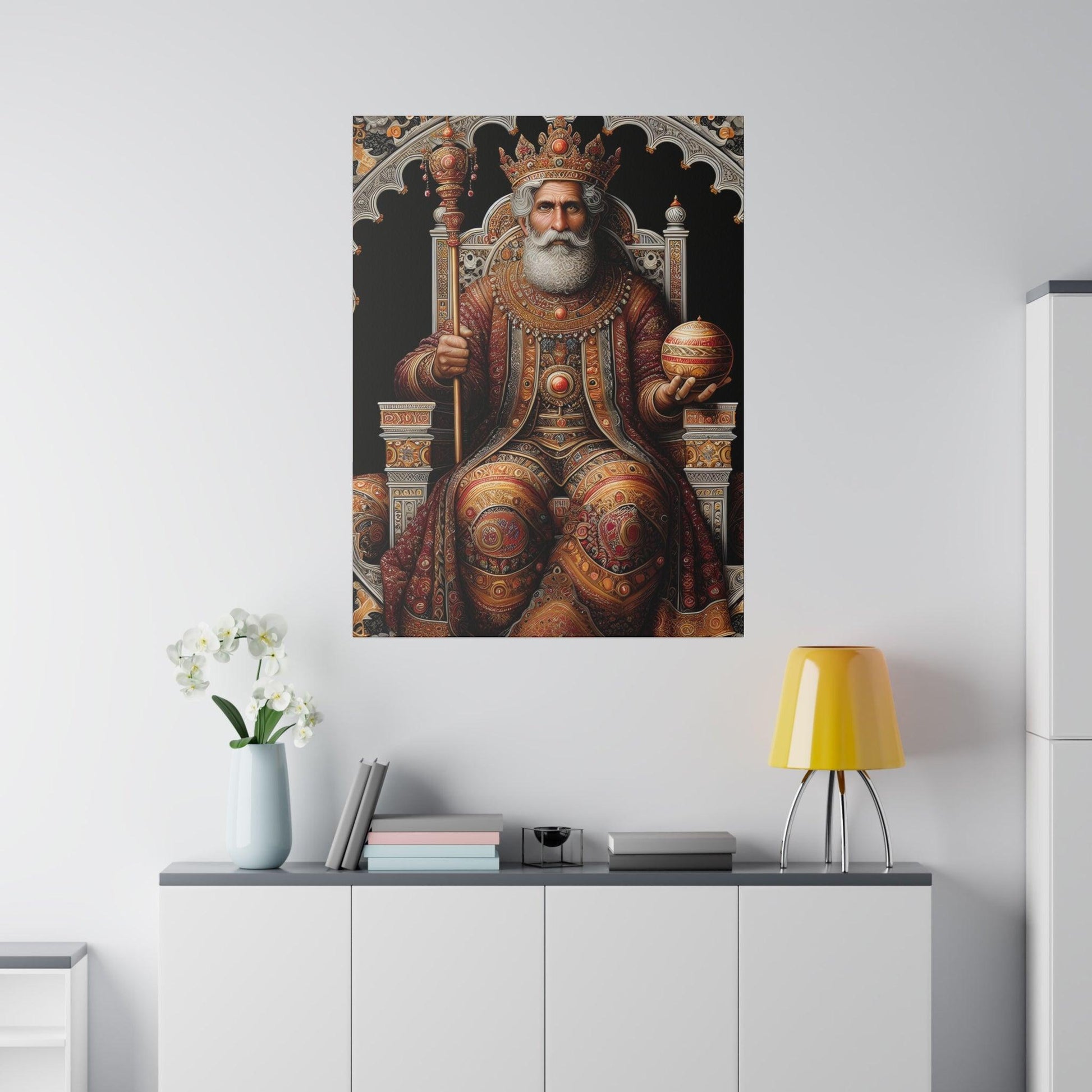 "Royal Flush: Playing Card Inspired Canvas Wall Art" - The Alice Gallery