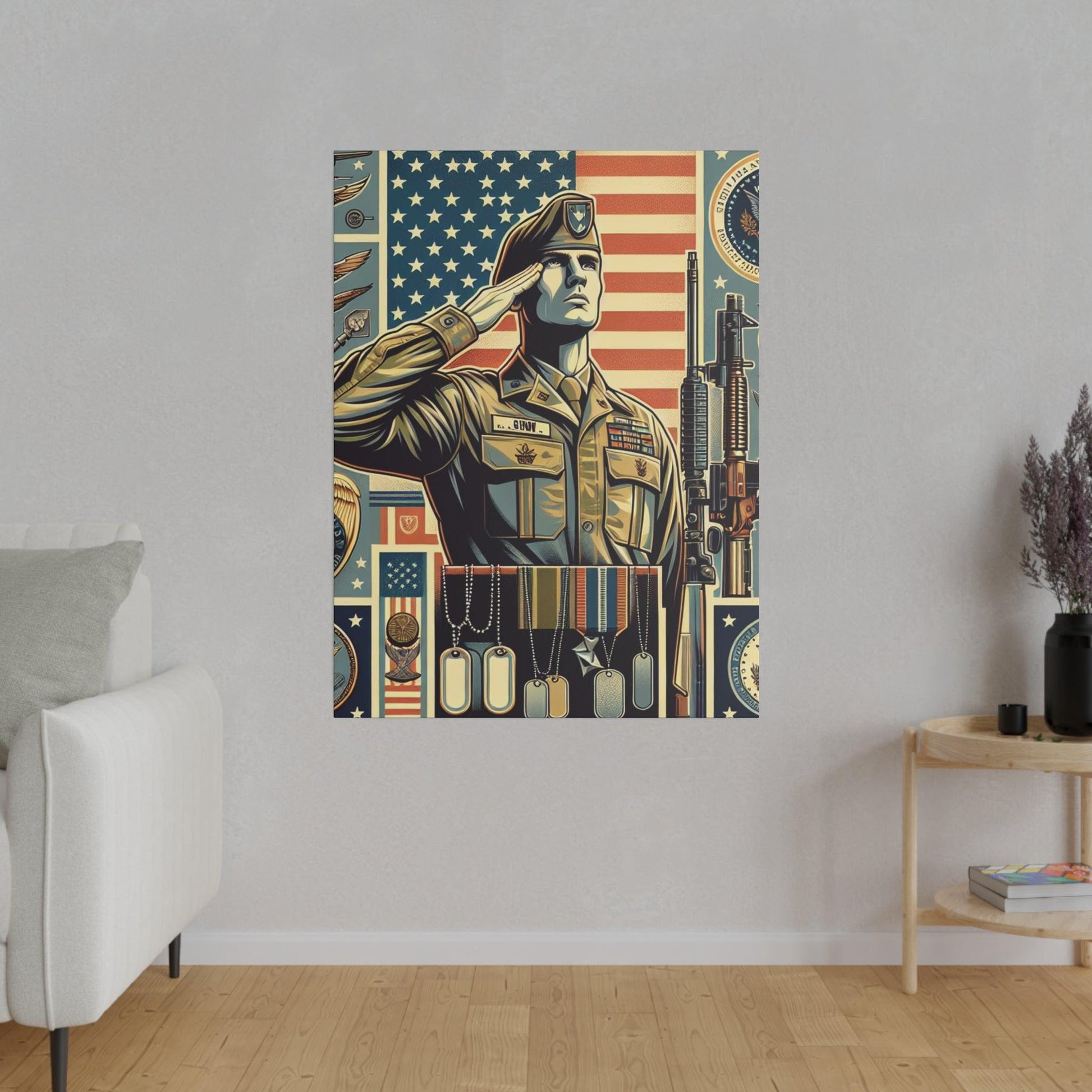 "Military Majesty: Canvas Wall Art Collection" - The Alice Gallery