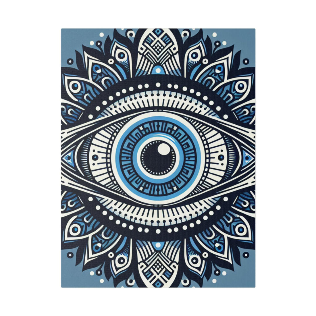 "Enchanting Gaze: The Evil Eye Canvas Wall Art Collection" - Canvas - The Alice Gallery