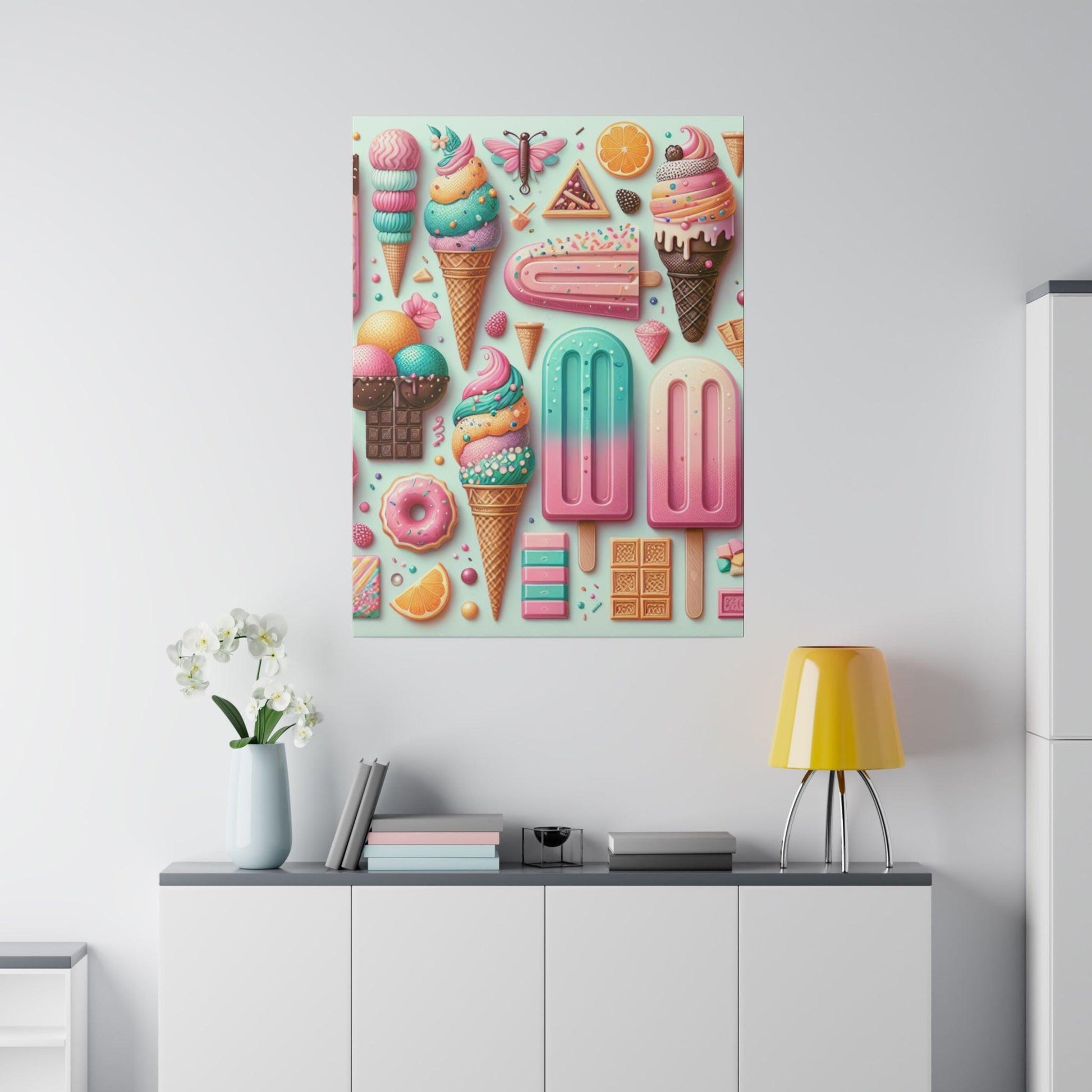 "Sweet Bliss: The Ice Cream Canvas Extravaganza" - The Alice Gallery
