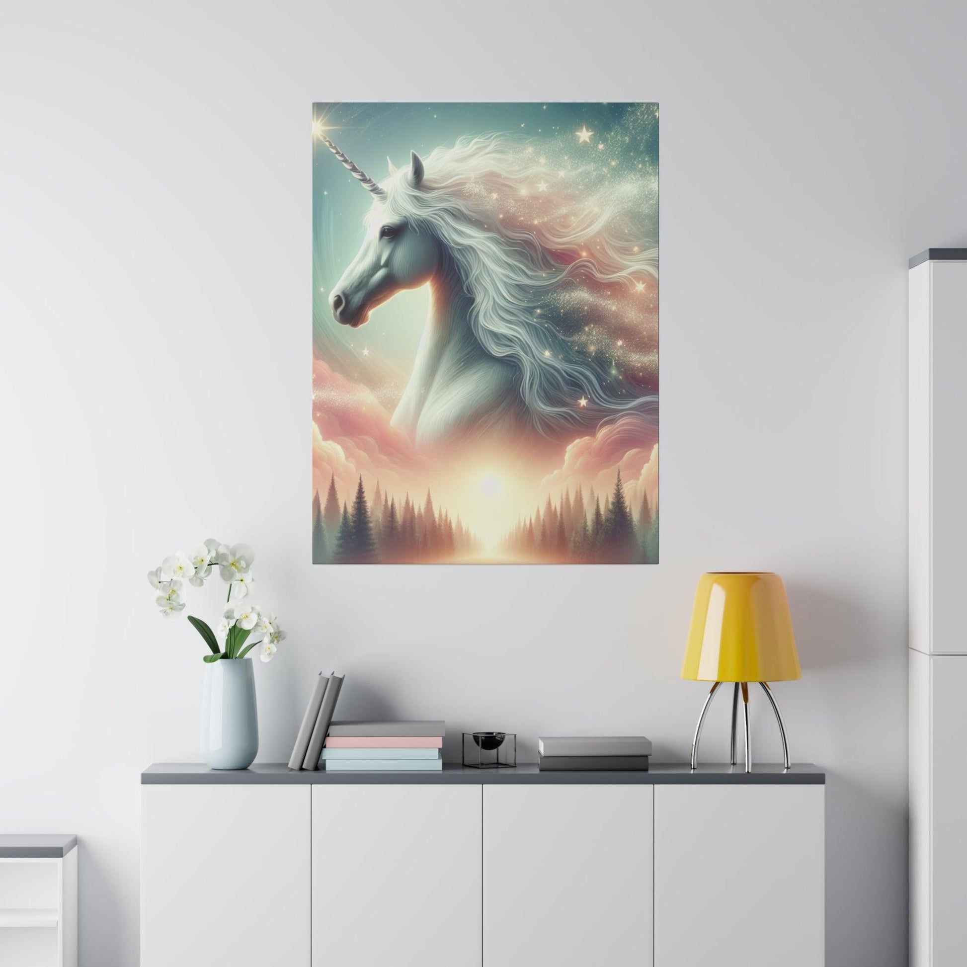 "Enchanted Unicorn Dreamscape Canvas Wall Art" - Canvas - The Alice Gallery