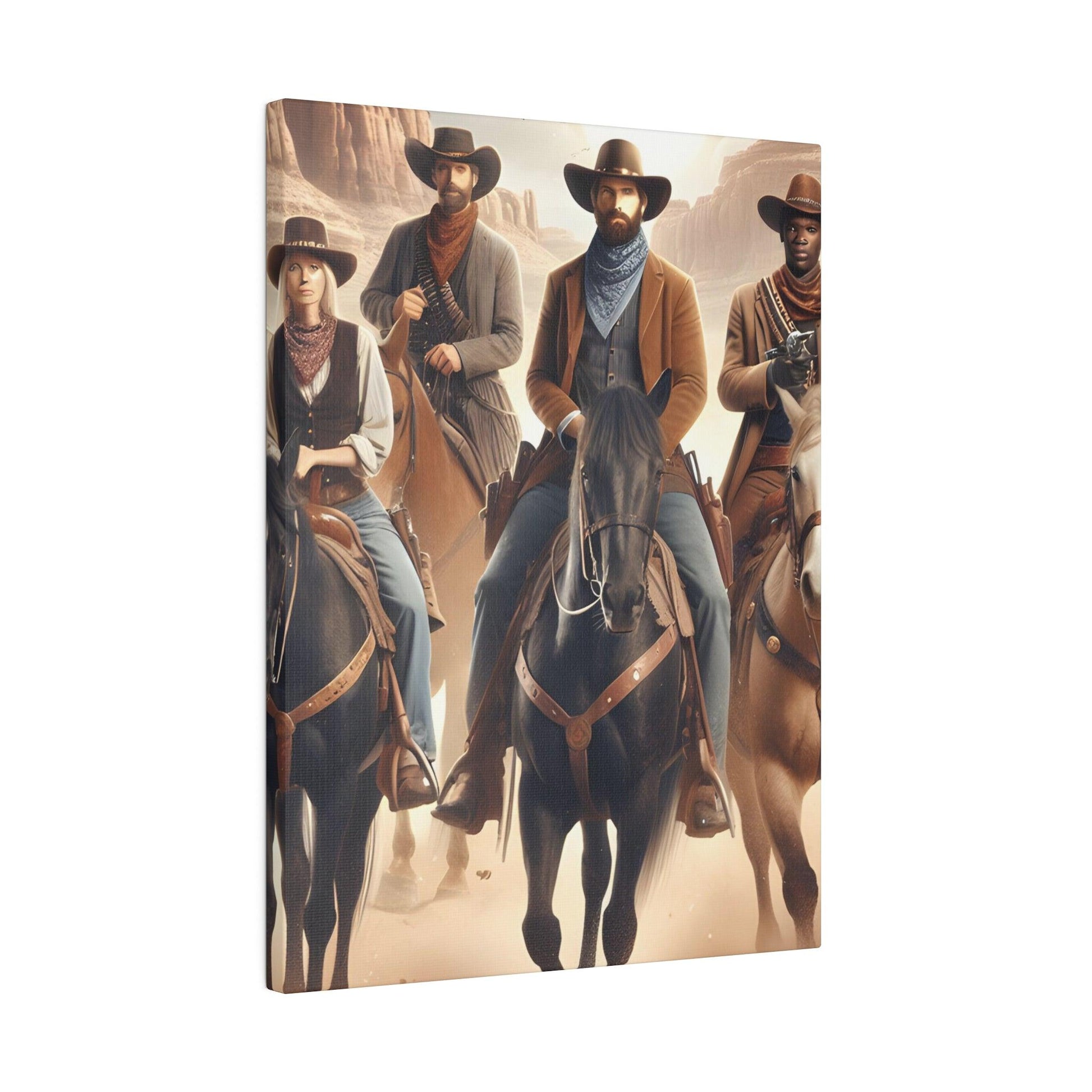 "Cowboy Chronicles: Timeless Canvas Wall Art" - The Alice Gallery