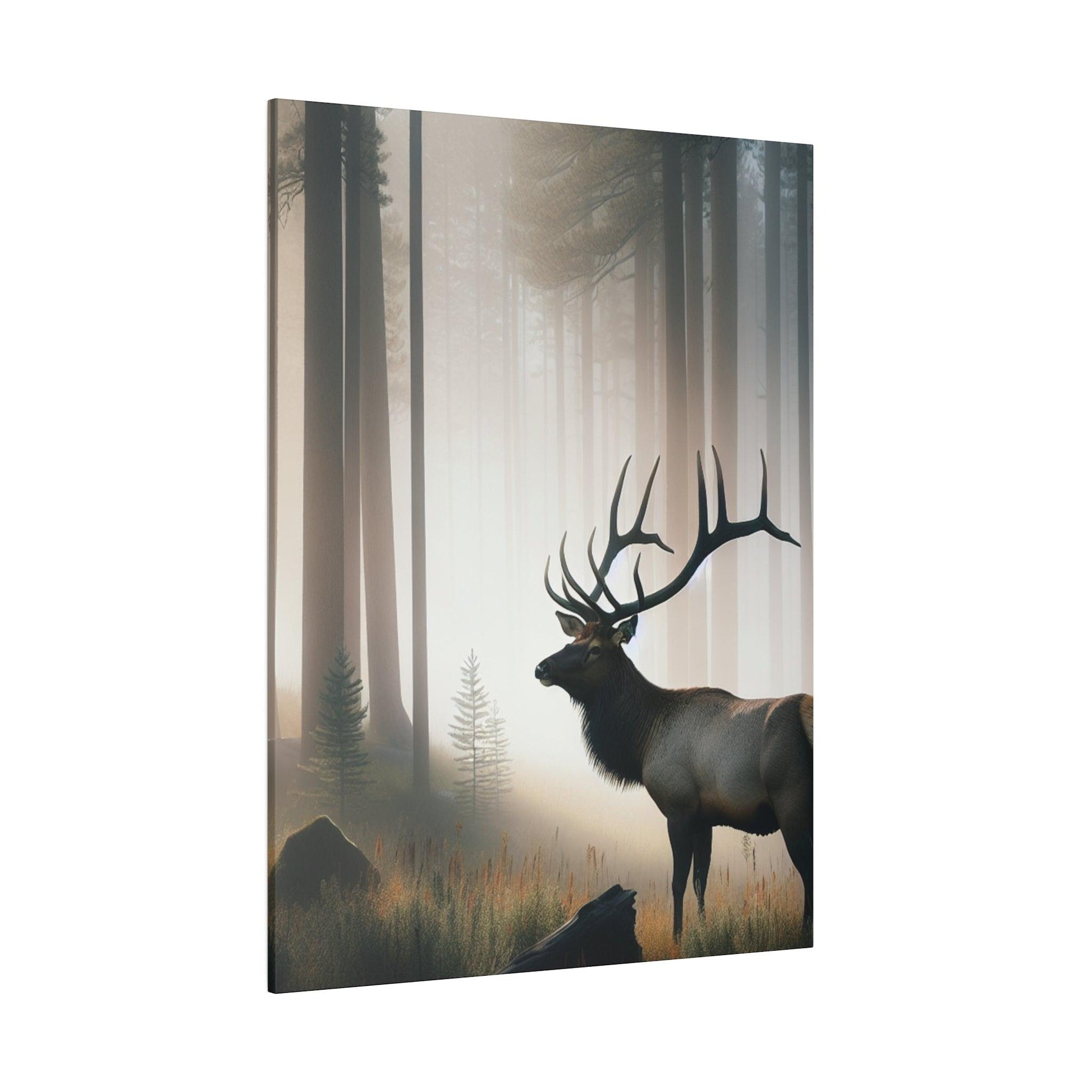"Elk Reverie Canvas Splendor" - The Alice Gallery