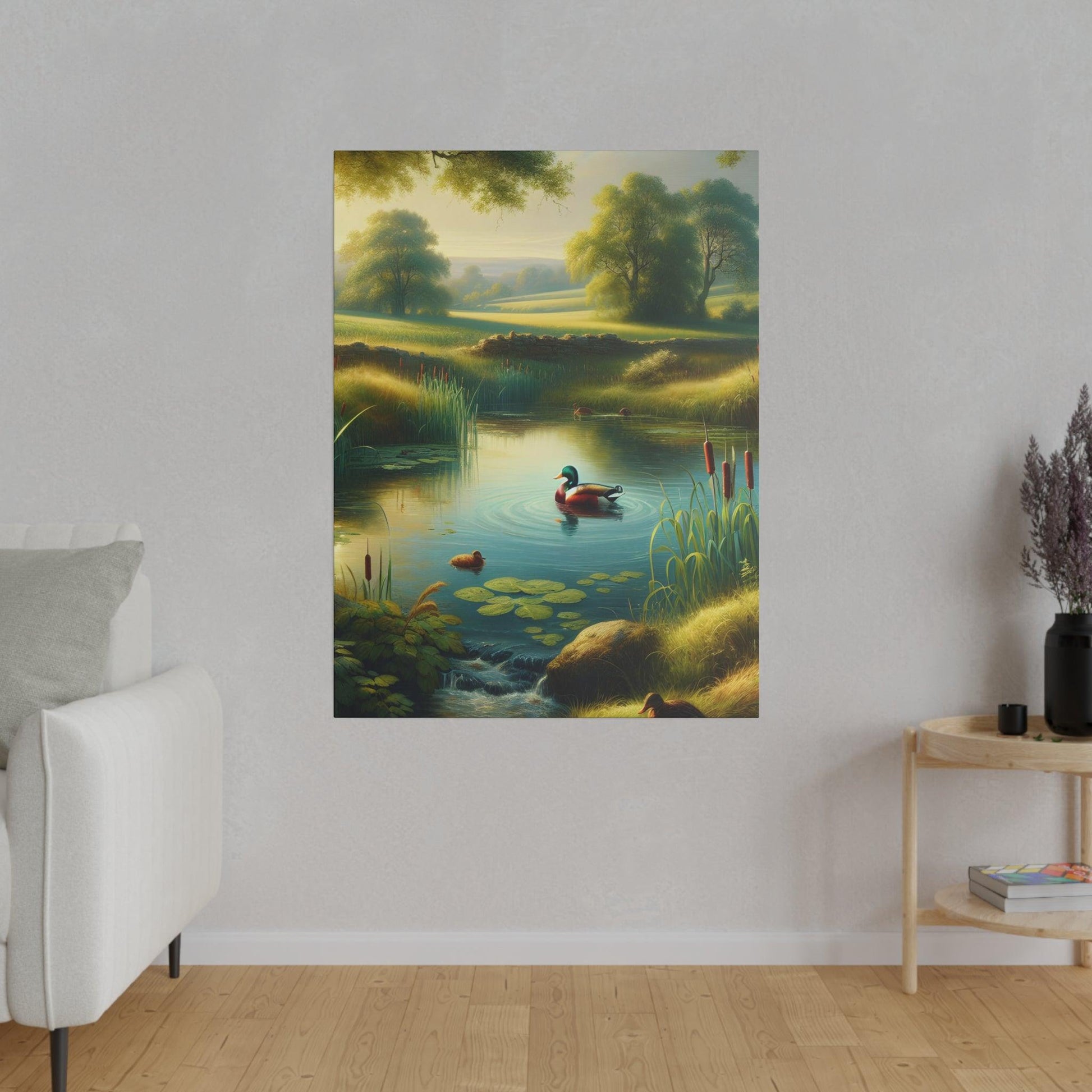 "Duck Delight: Captivating Canvas Wall Art" - The Alice Gallery