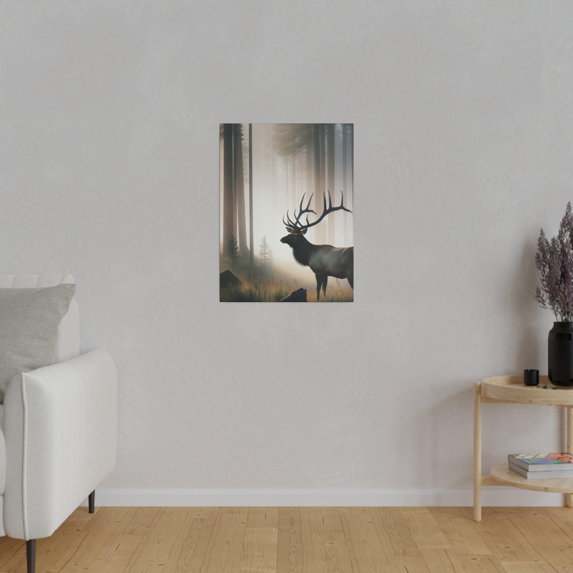 "Elk Reverie Canvas Splendor" - The Alice Gallery