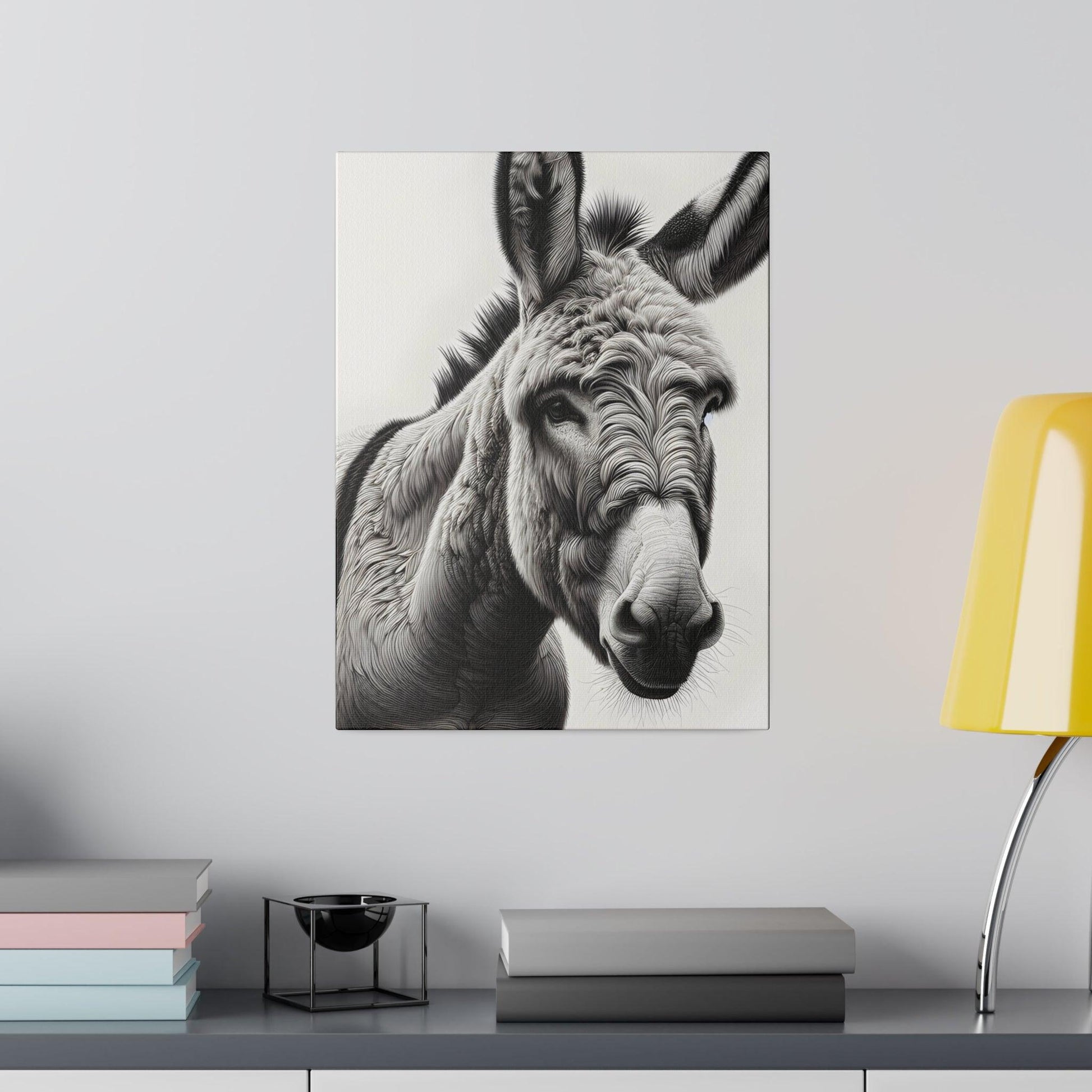 "Whimsical Wonder: The Donkey-inspired Canvas Wall Art Collection" - The Alice Gallery