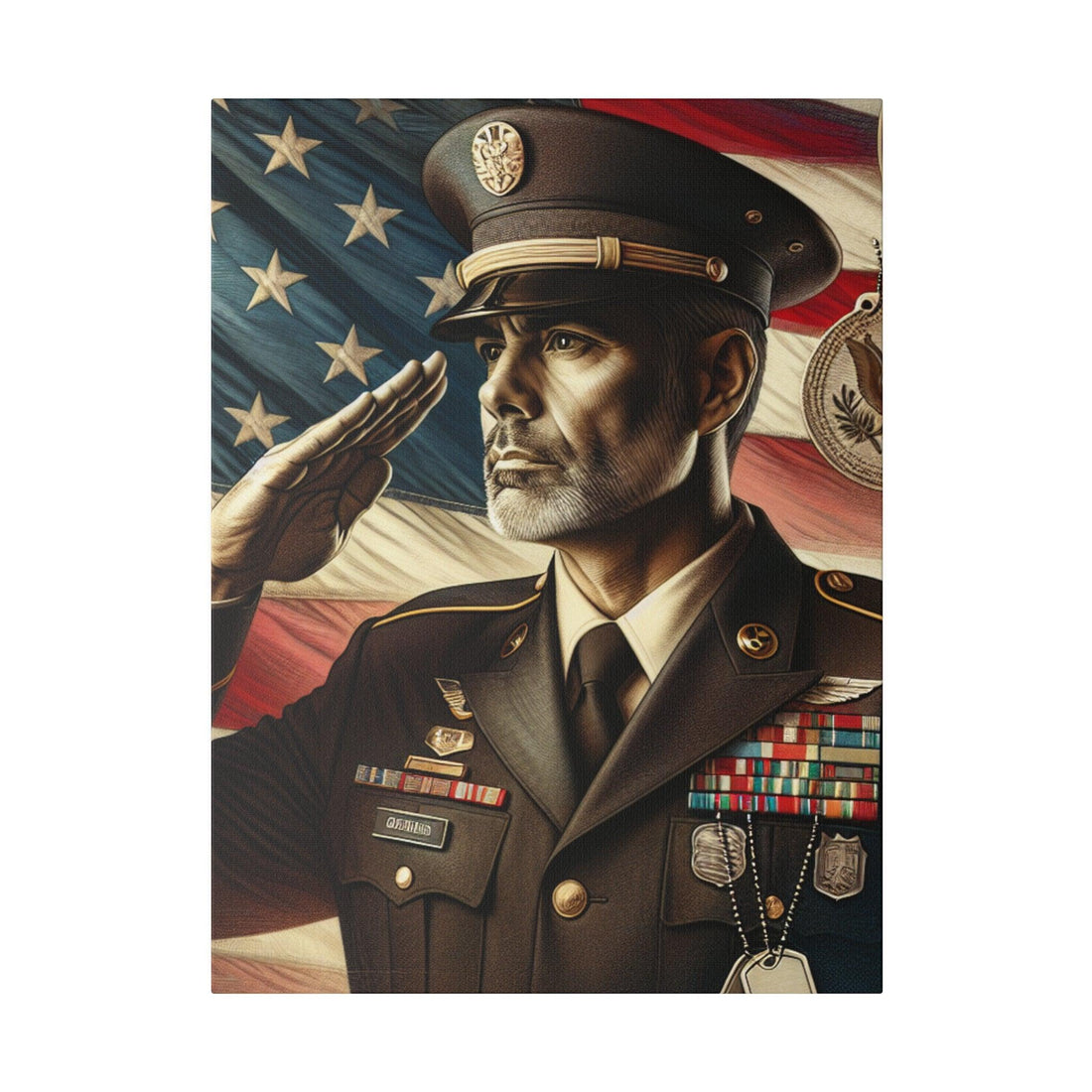 "Military Majesty - Captivating Canvas Wall Art" - The Alice Gallery