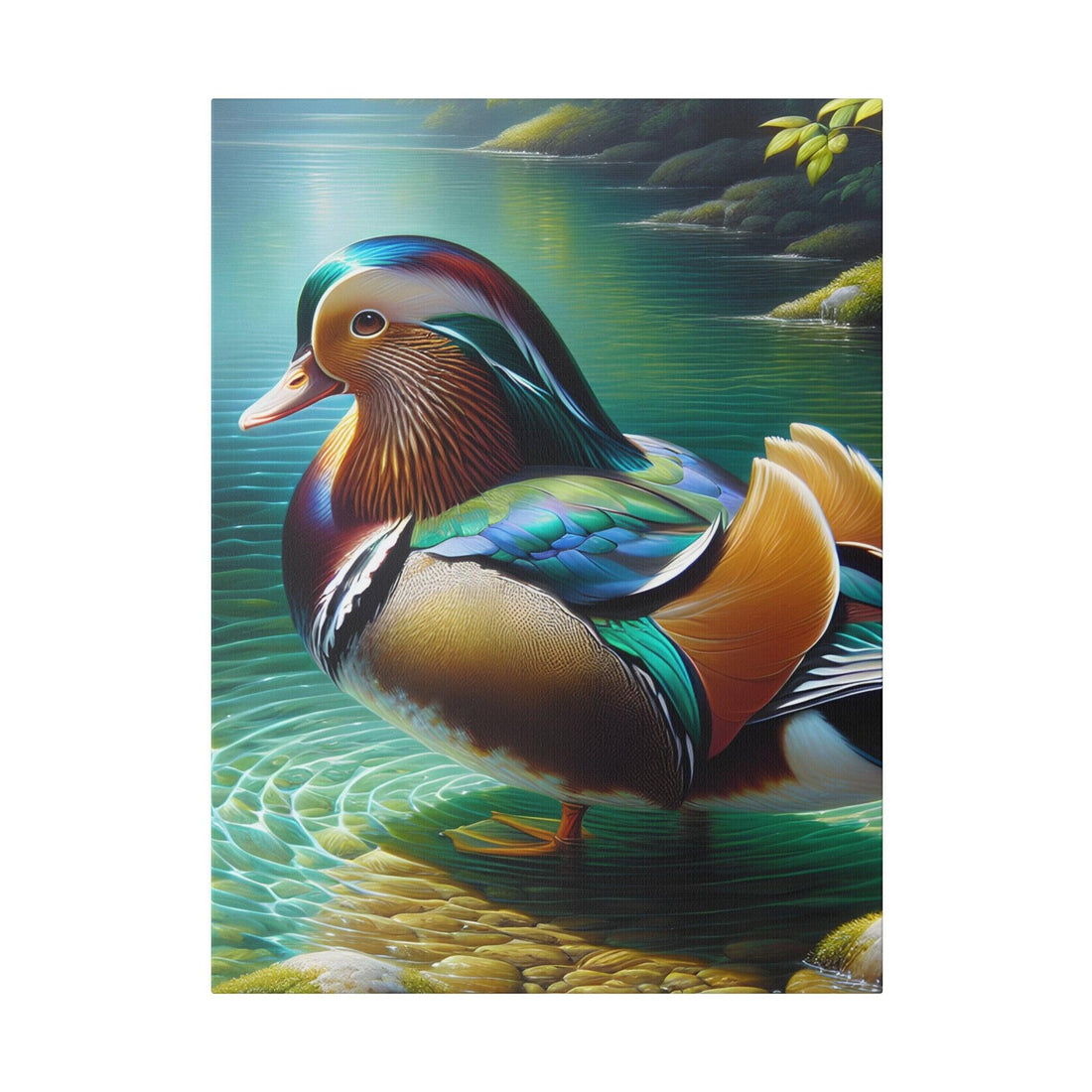 "Duck Majesty: A Canvas Wall Art Masterpiece" - The Alice Gallery
