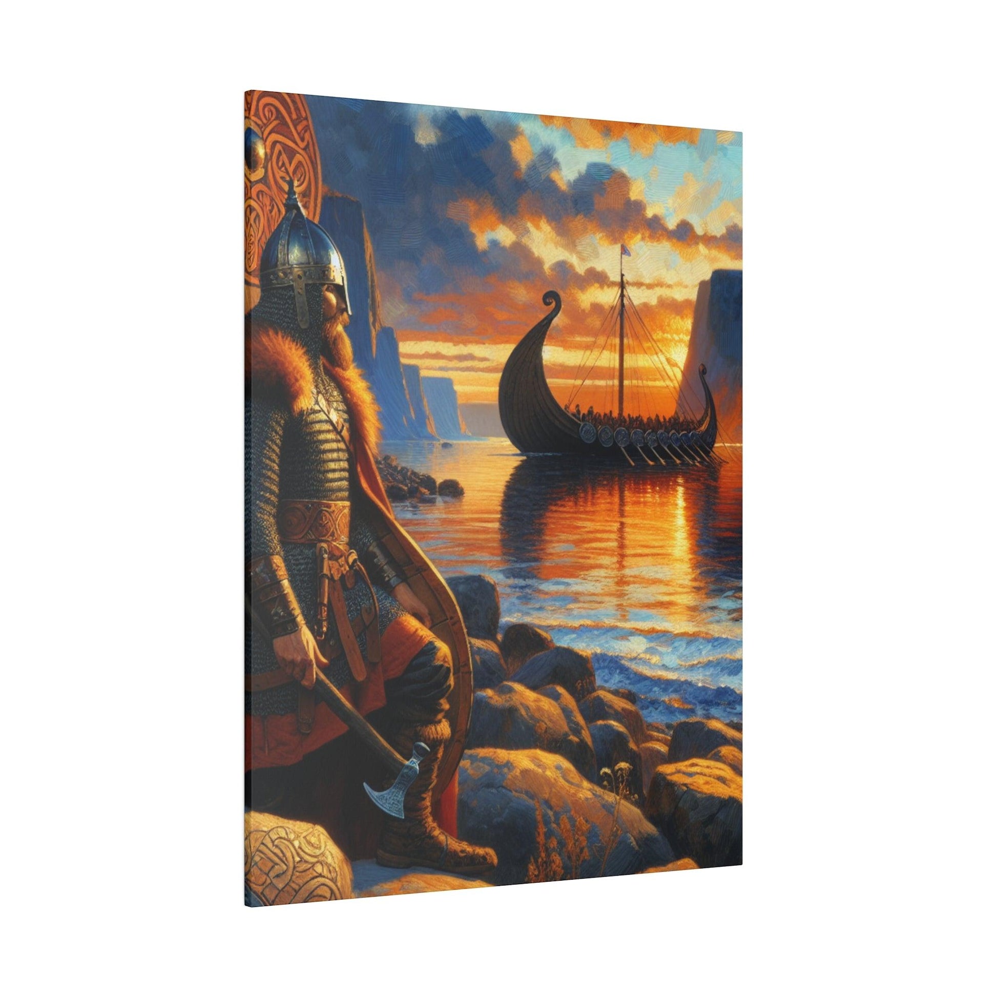 "Viking Majesty: Captivating Canvas Wall Art" - The Alice Gallery