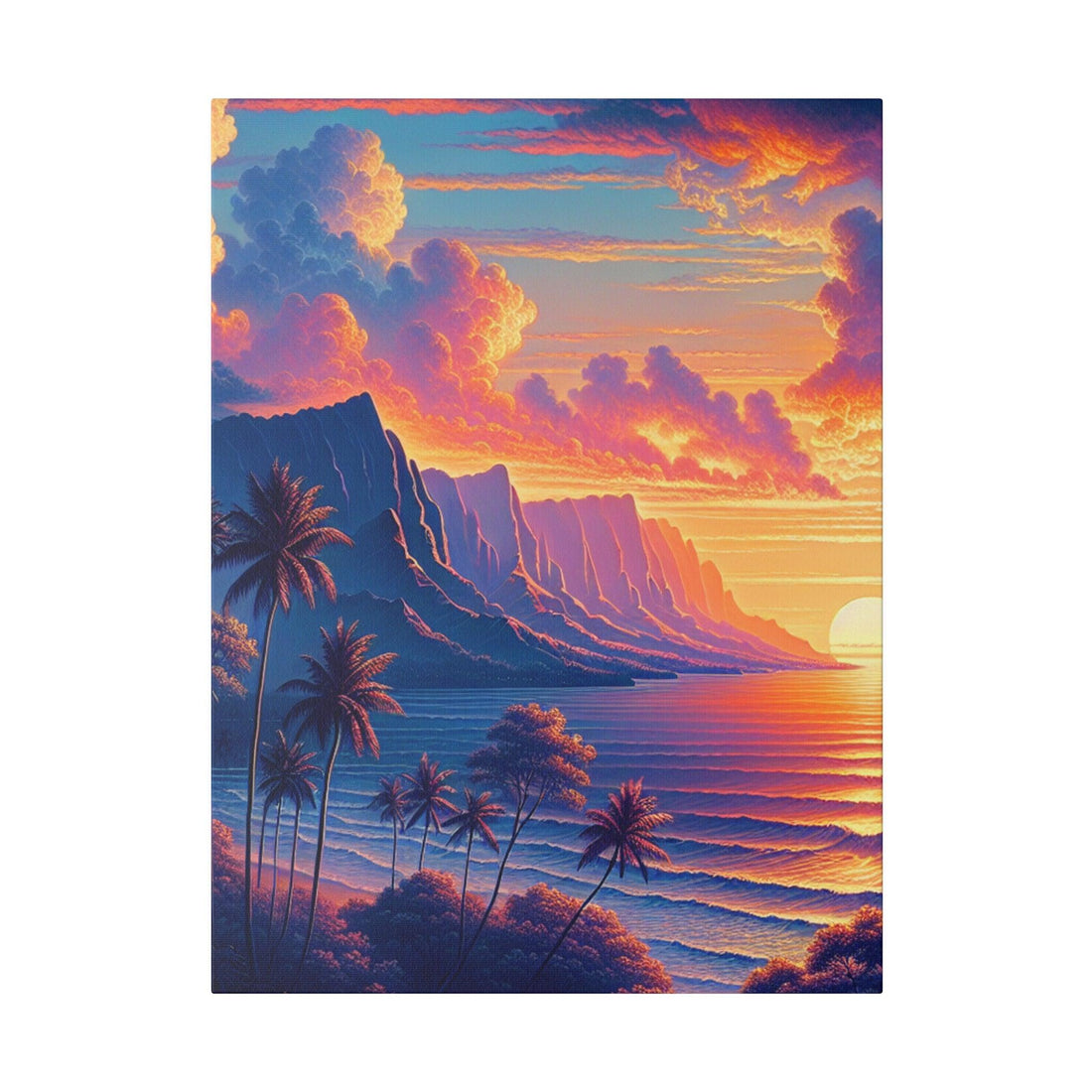 "Hawaii Serenity Vistas: Canvas Wall Art" - Canvas - The Alice Gallery