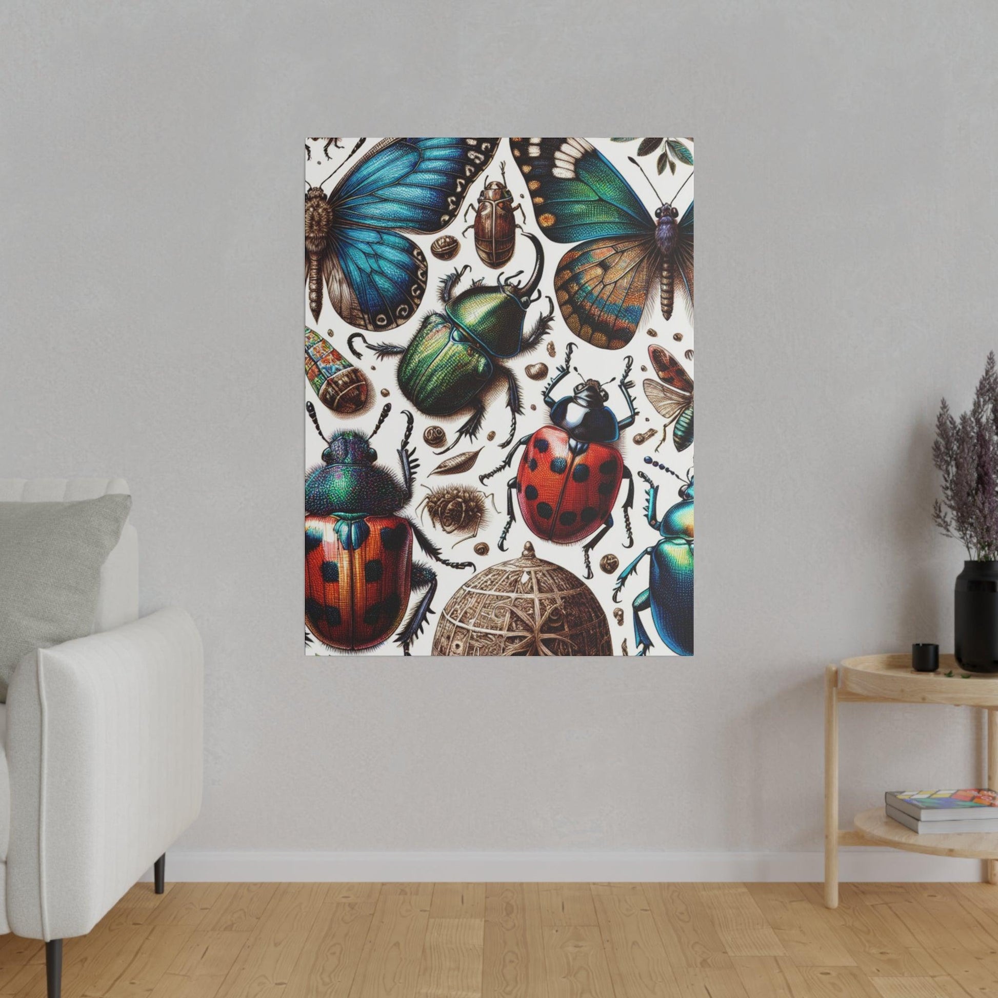 "Bug's Masterpiece: Mesmerizing Canvas Wall Art" - The Alice Gallery