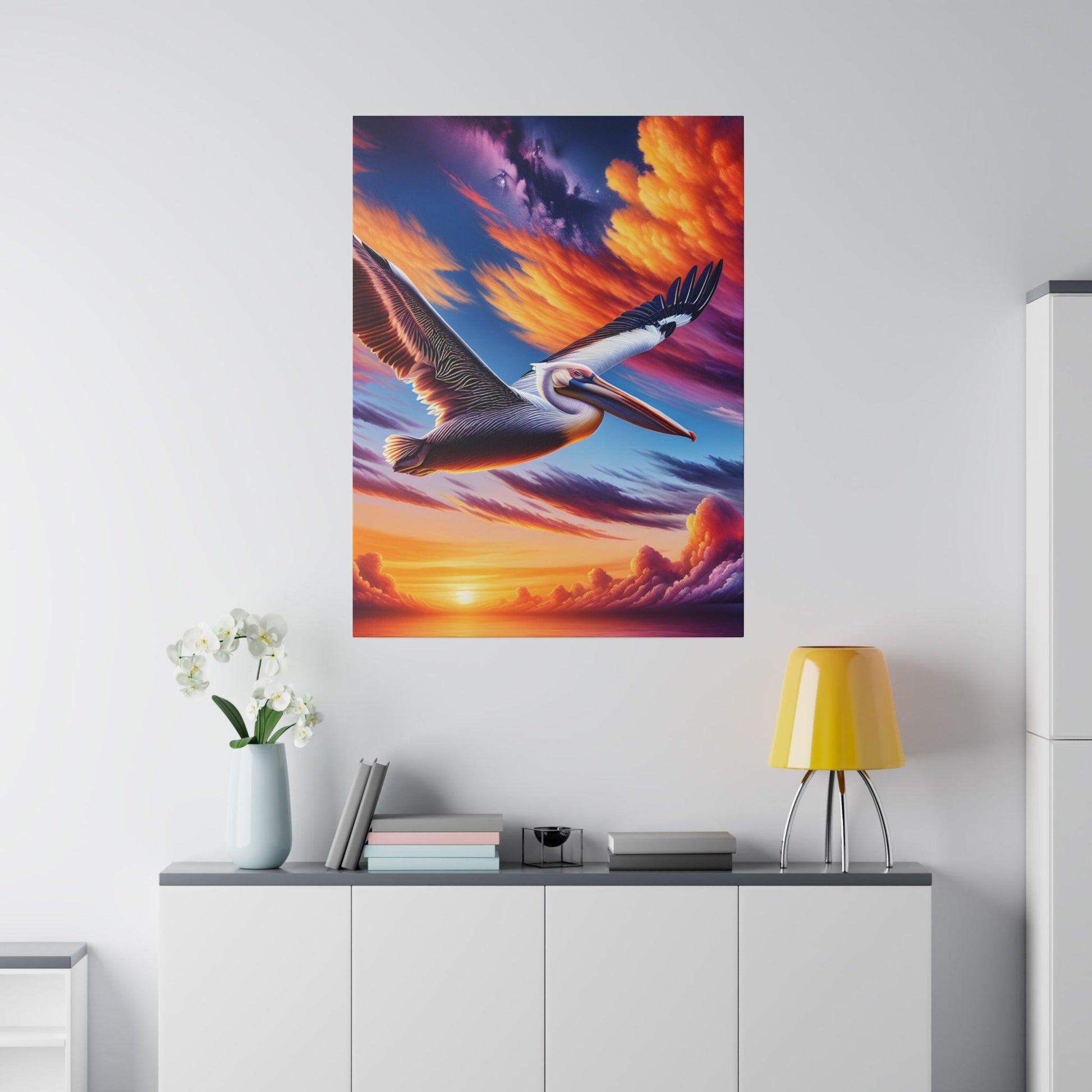 "Pelican Paradise: Captivating Canvas Wall Art" - The Alice Gallery