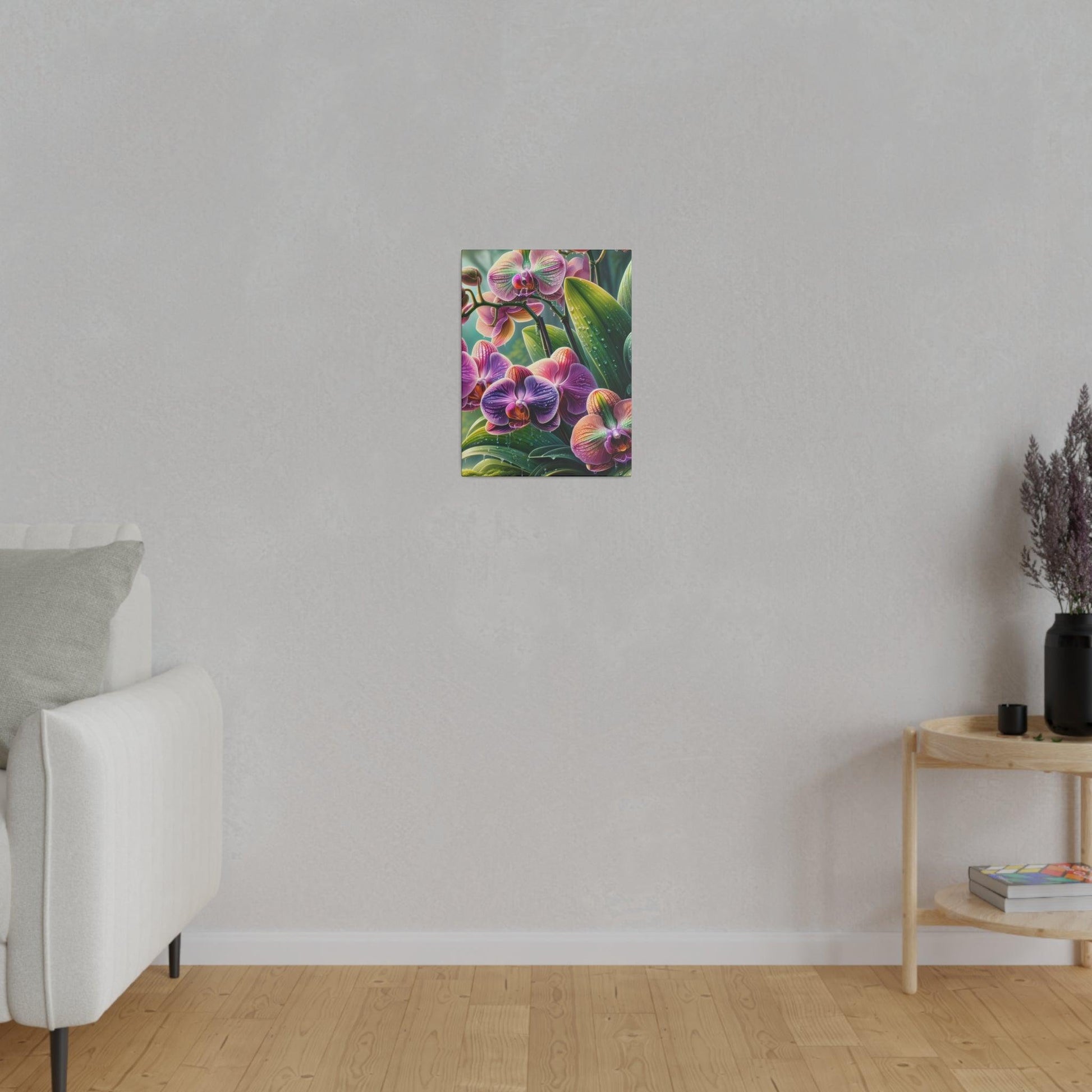 "Orchid Elegance: Exquisite Canvas Wall Art" - The Alice Gallery