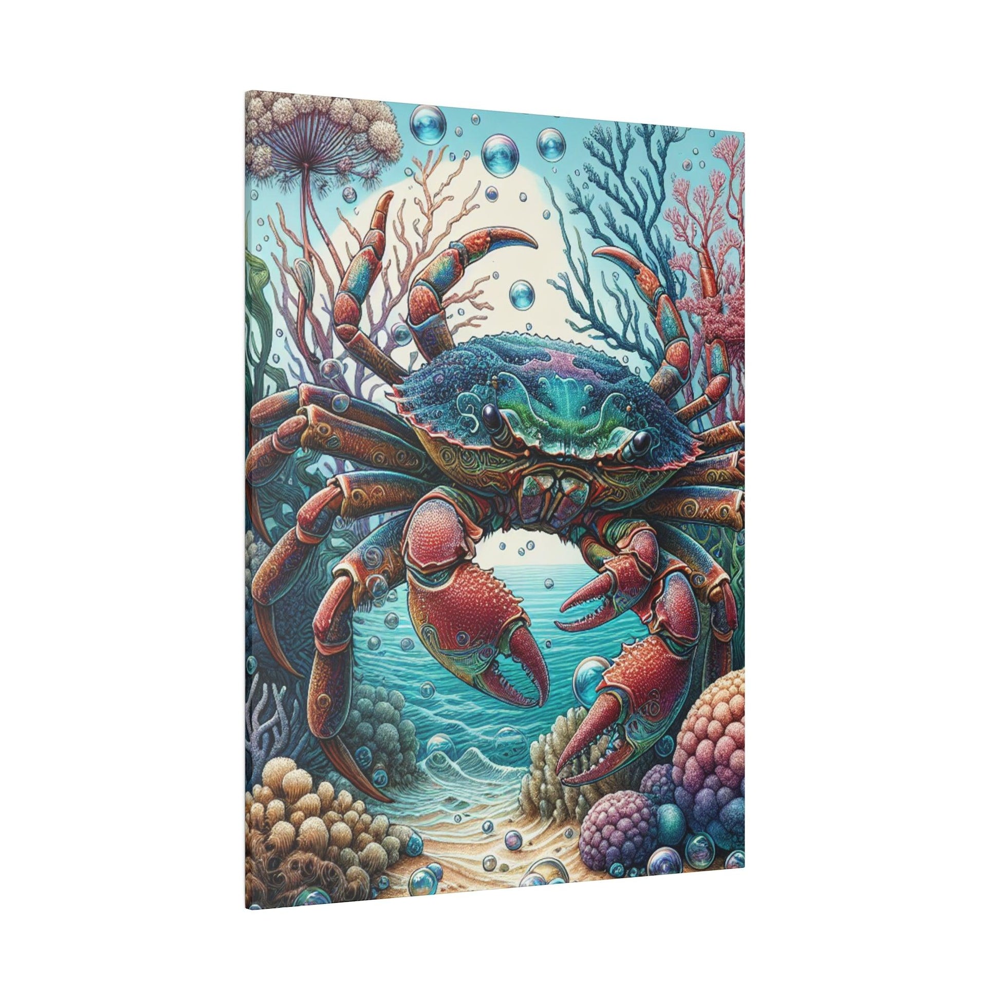 "Crab Couture Canvas Creations" - Canvas - The Alice Gallery