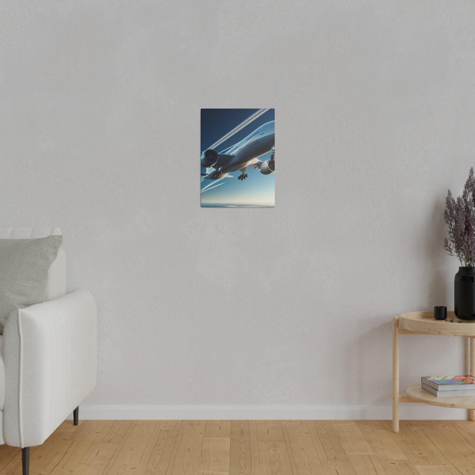 "Skyward Soirée: Airplane Extravaganza Canvas Wall Art" - The Alice Gallery