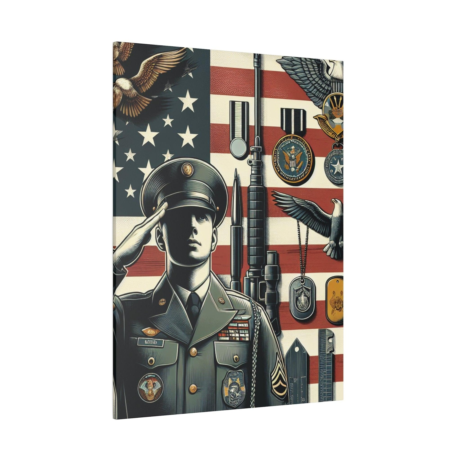 "Military Masterpiece: Unleashing Valor on Canvas" - The Alice Gallery