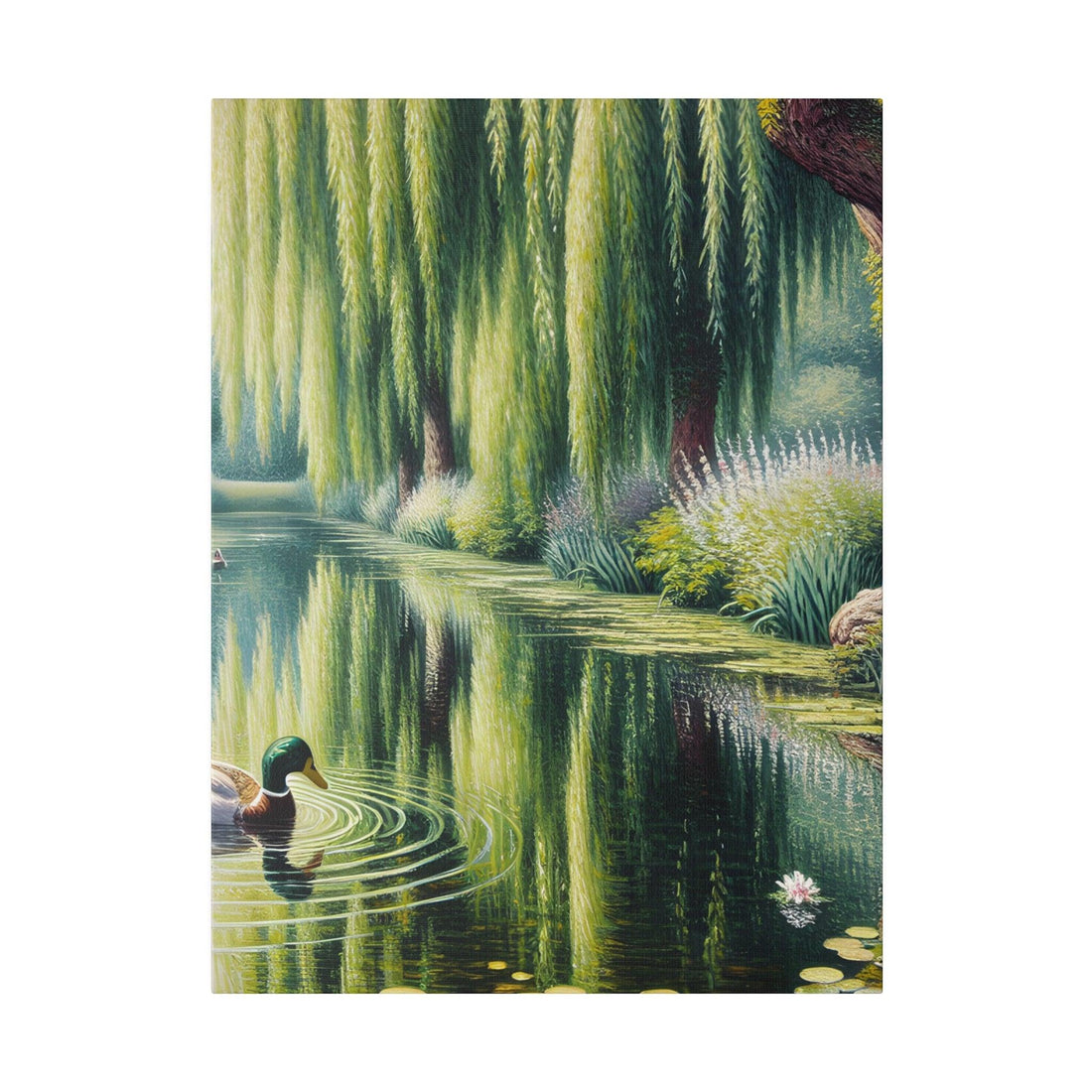 "Duck Elegance" Canvas Wall Art - The Alice Gallery