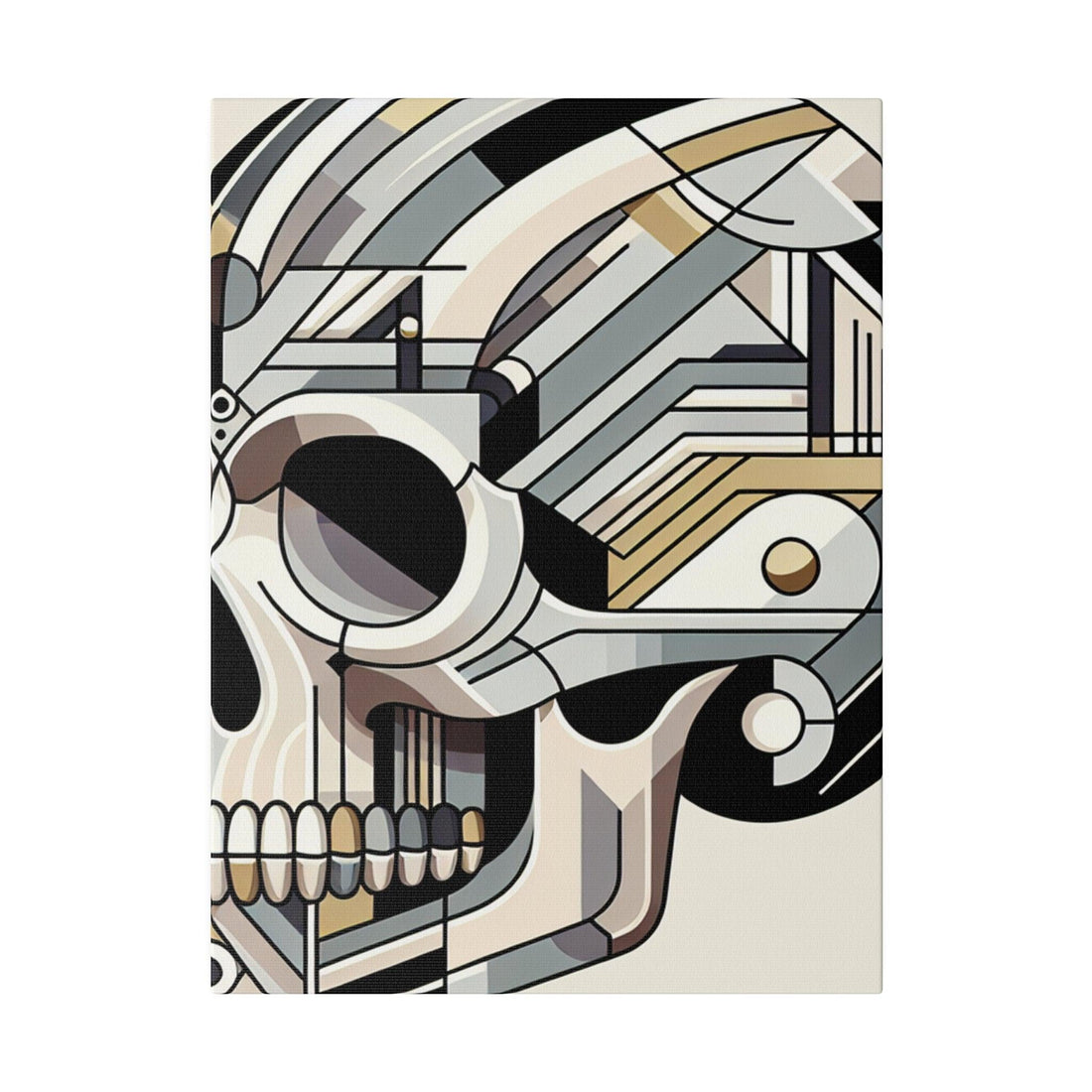 "Skull Impressions: Masterpiece Canvas Wall Art" - The Alice Gallery