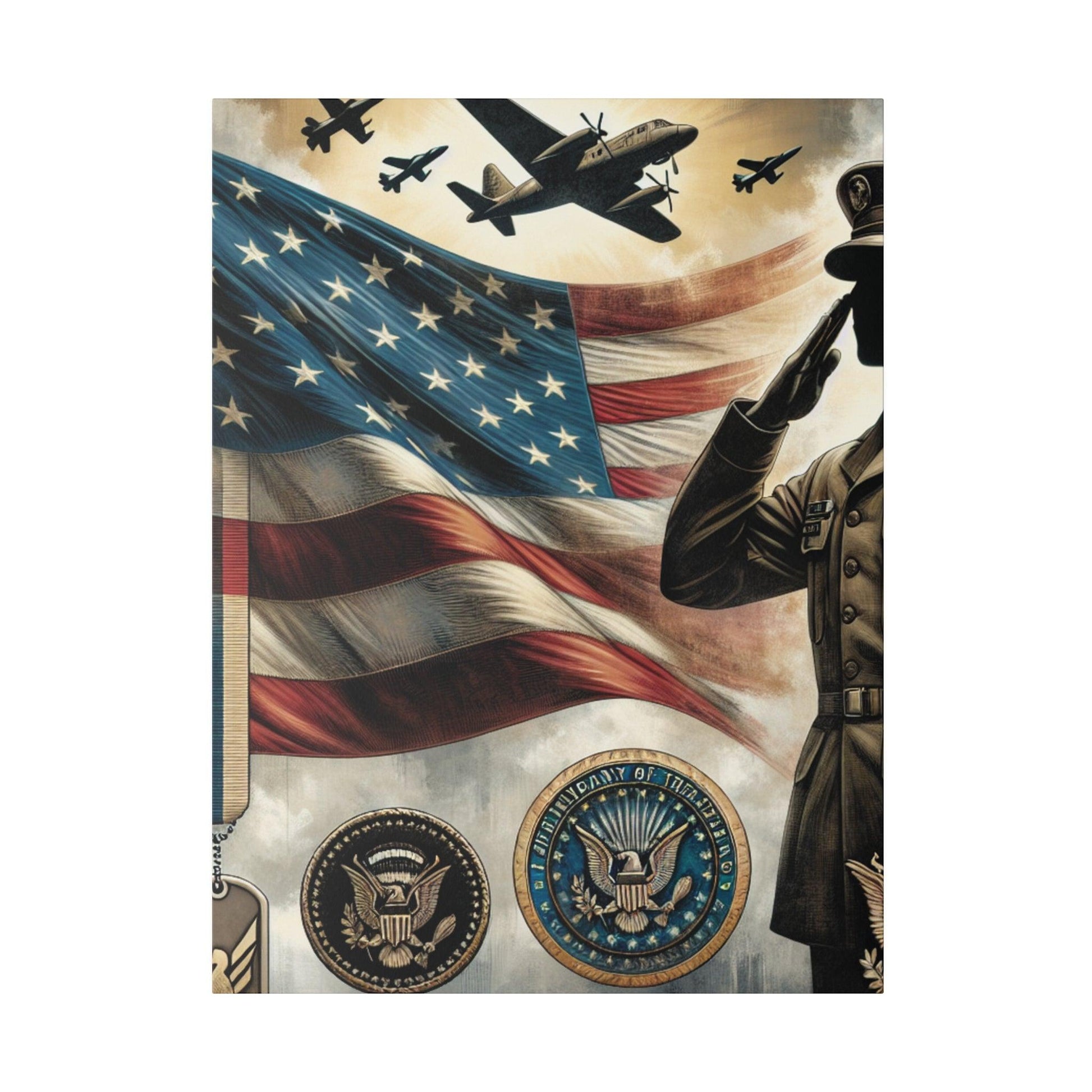 "Military Majesty: Captivating Canvas Wall Art" - The Alice Gallery
