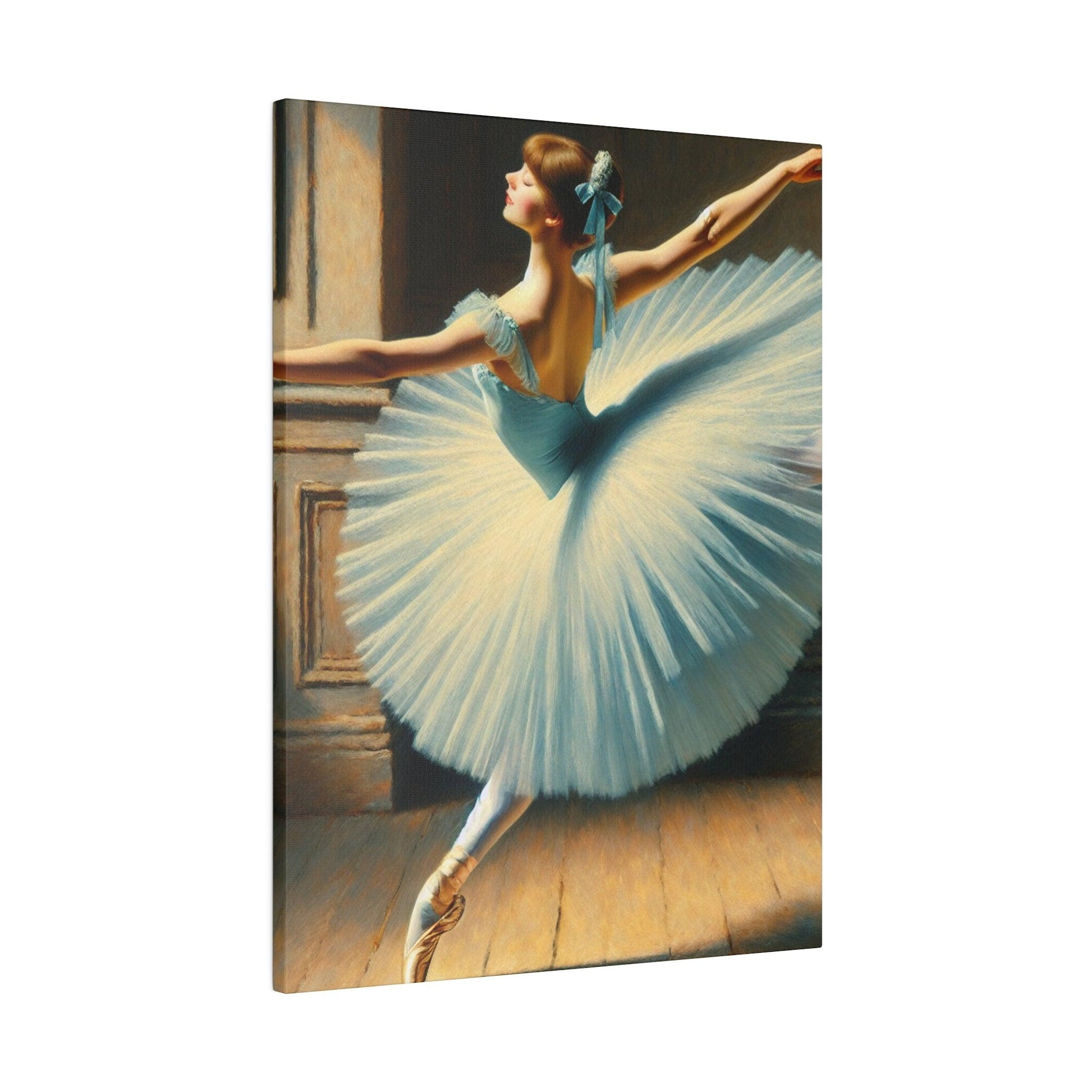 "Ballerina's Symphony: Captivating Canvas Wall Art" - The Alice Gallery