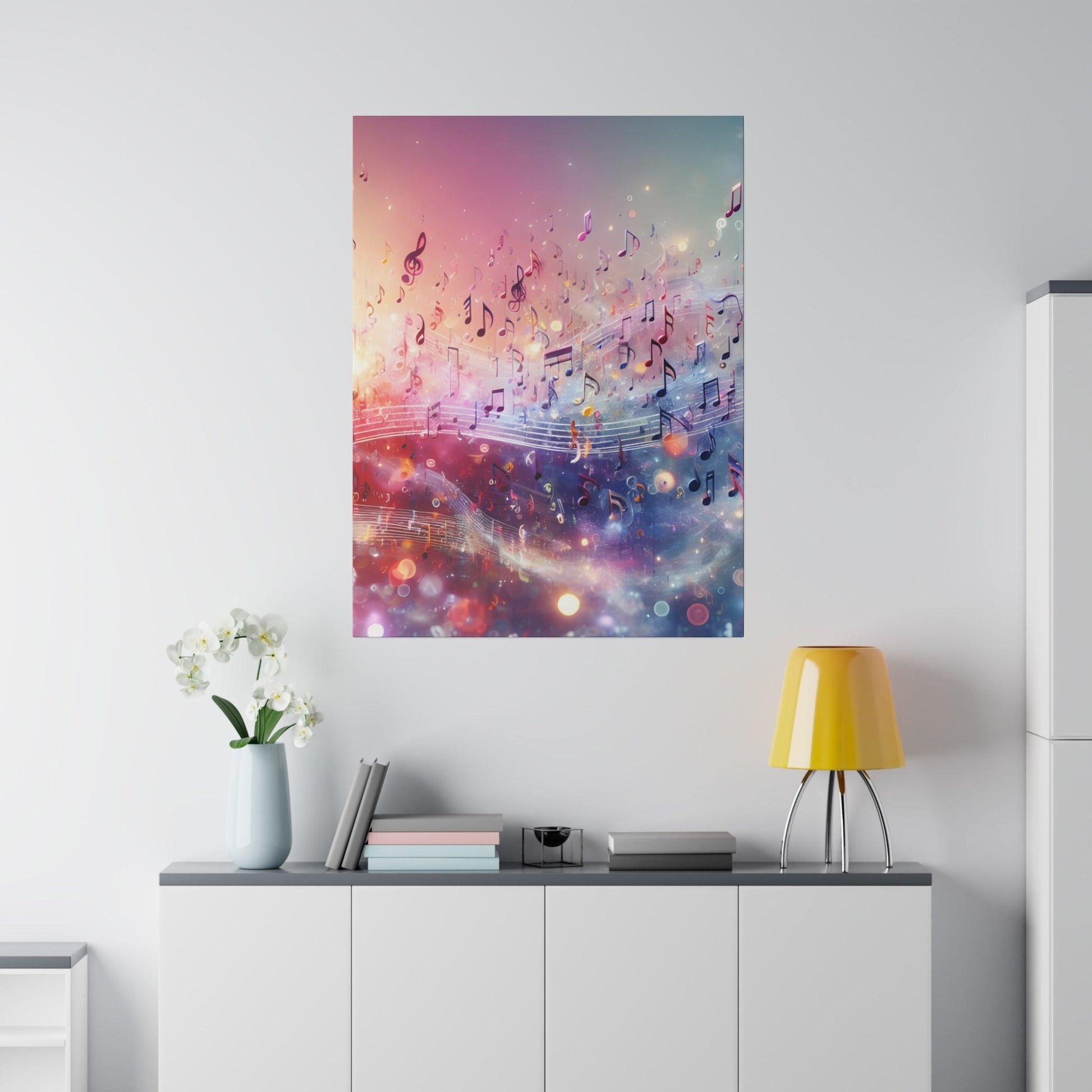 "Melodic Harmony Music Note Canvas Art" - The Alice Gallery