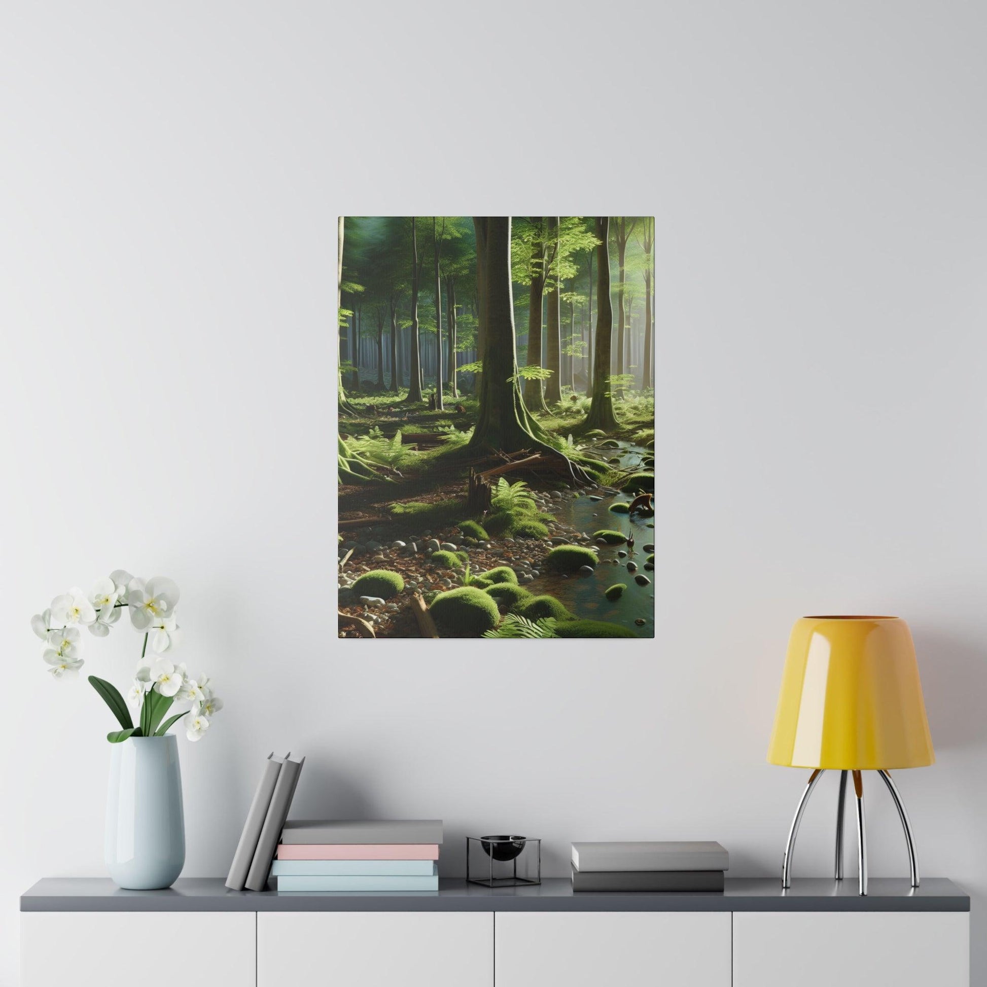 "Enchanted Forest Whisper" Canvas Wall Art - The Alice Gallery