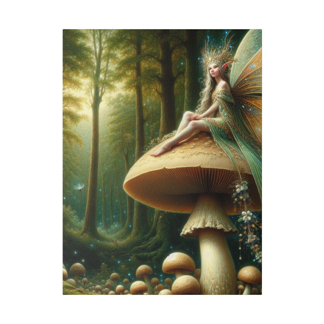 "Enchanted Fairy Whispers Canvas Wall Art" - The Alice Gallery