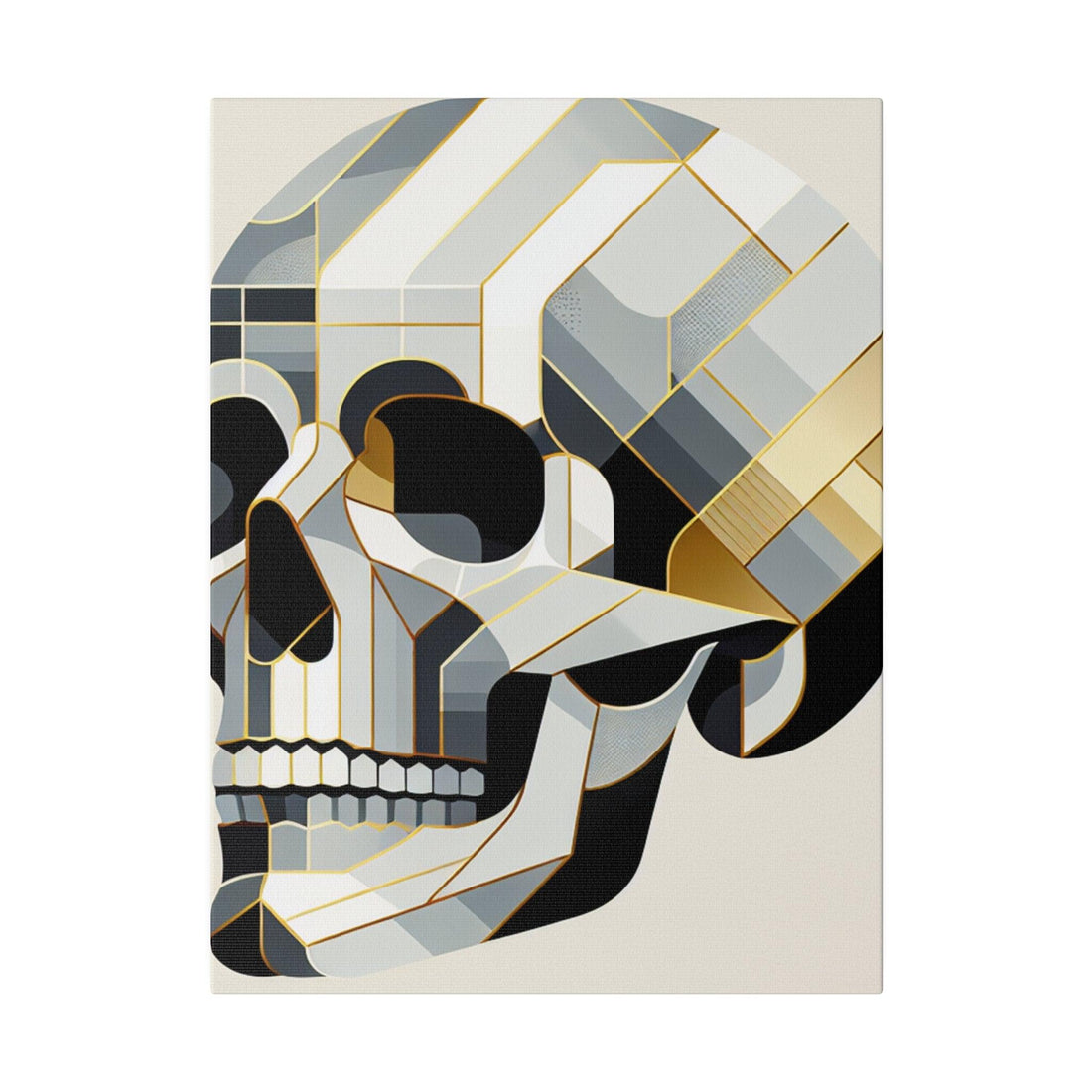 "Skull Symphony: A Breathtaking Canvas Wall Art Collection" - The Alice Gallery