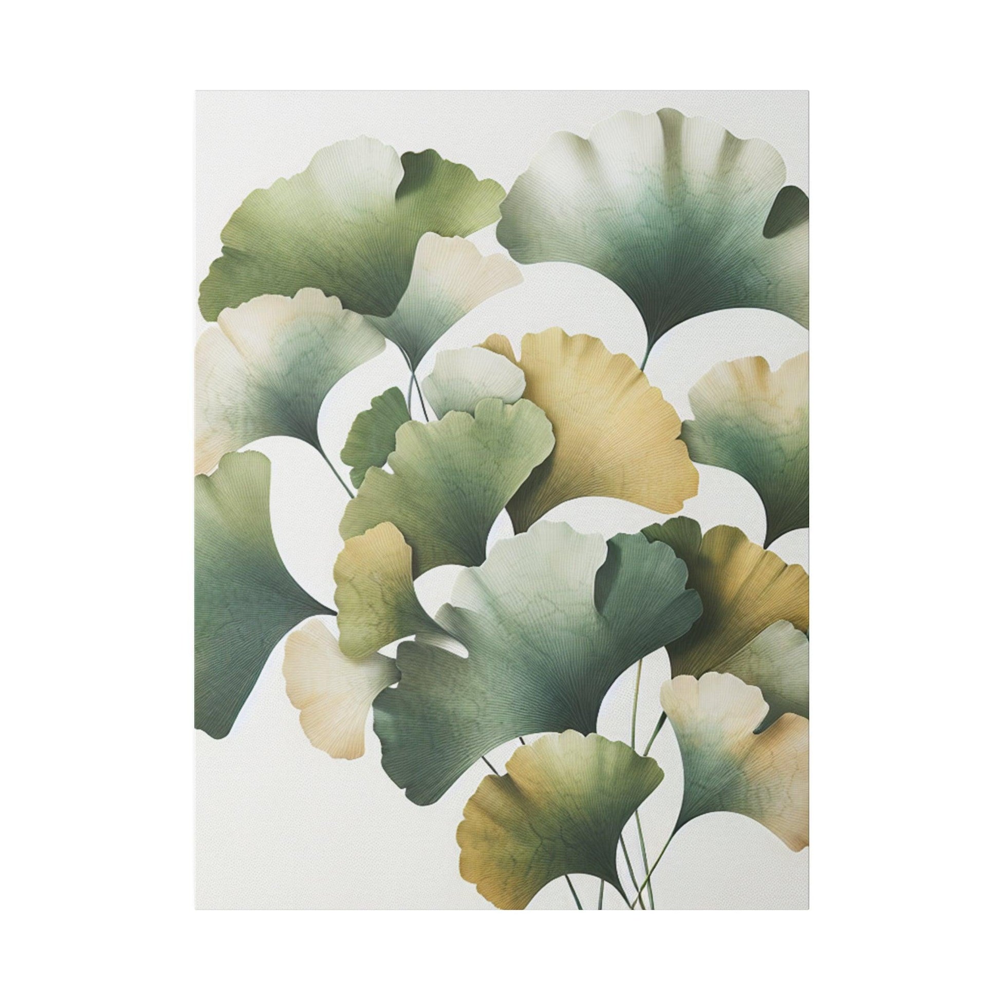 "Gingko Reverie: Majestic Canvas Wall Art" - The Alice Gallery