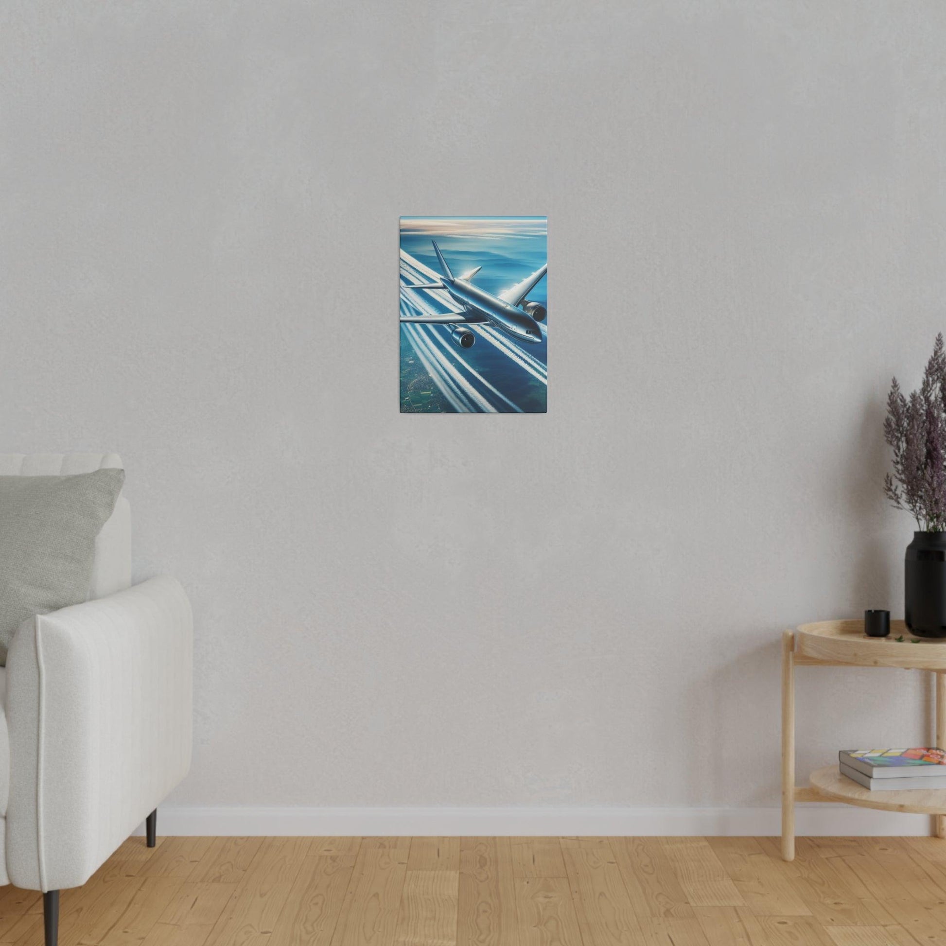 "Skyward Soirée: An Airplane-Themed Canvas Wall Art Collection" - The Alice Gallery