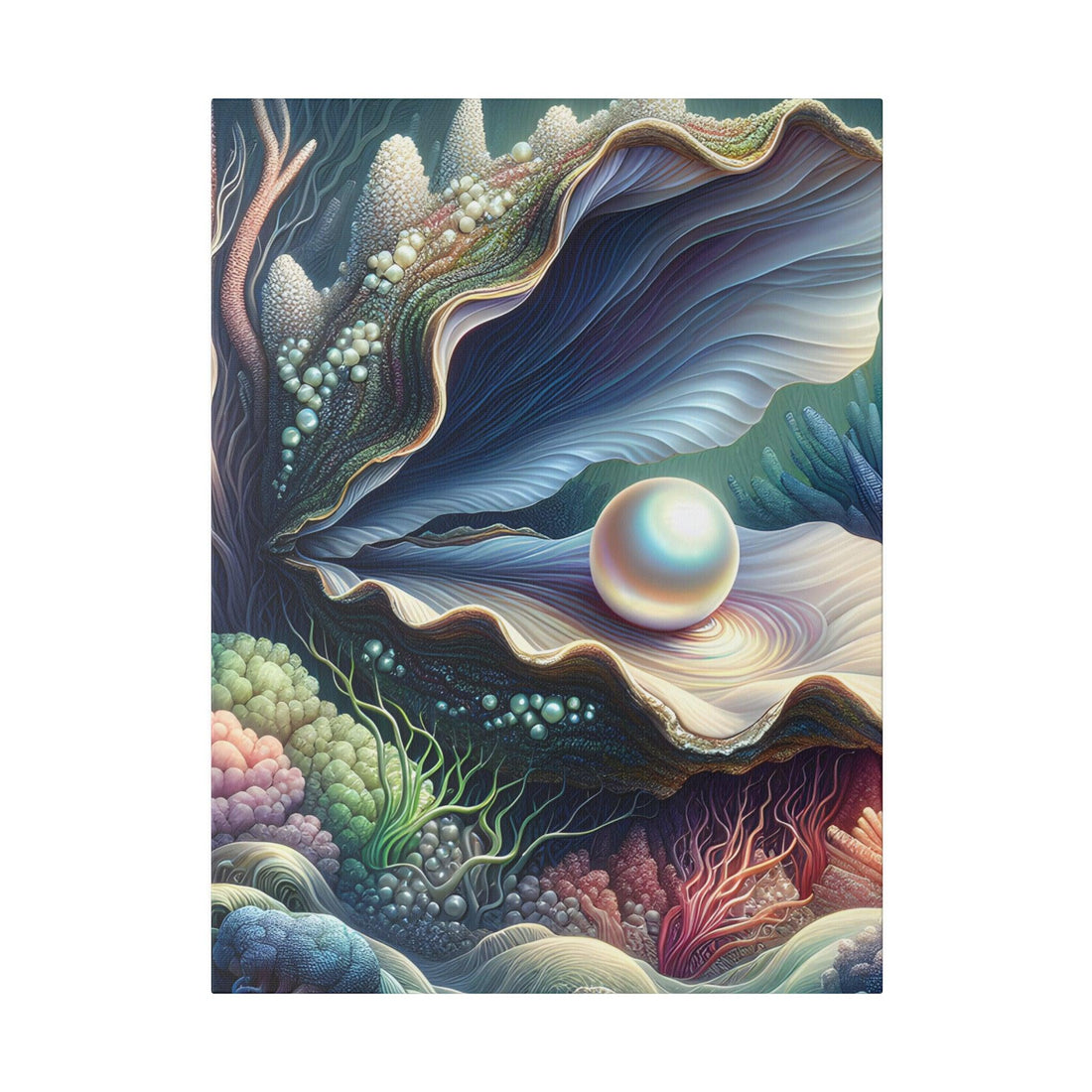 "Oyster Oasis - Canvas Wall Art" - The Alice Gallery