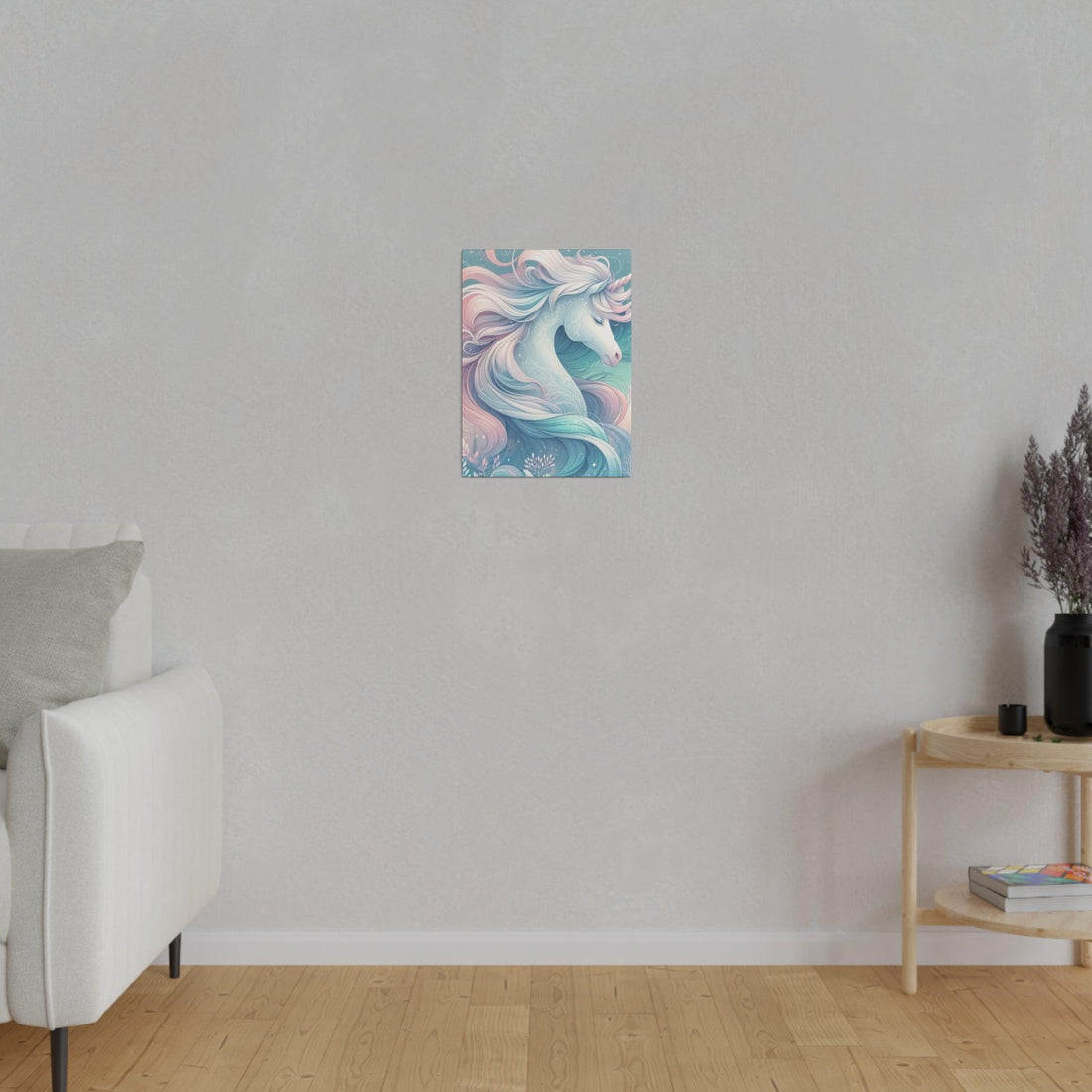 "Enchanted Unicorn Radiance Canvas Wall Art" - Canvas - The Alice Gallery