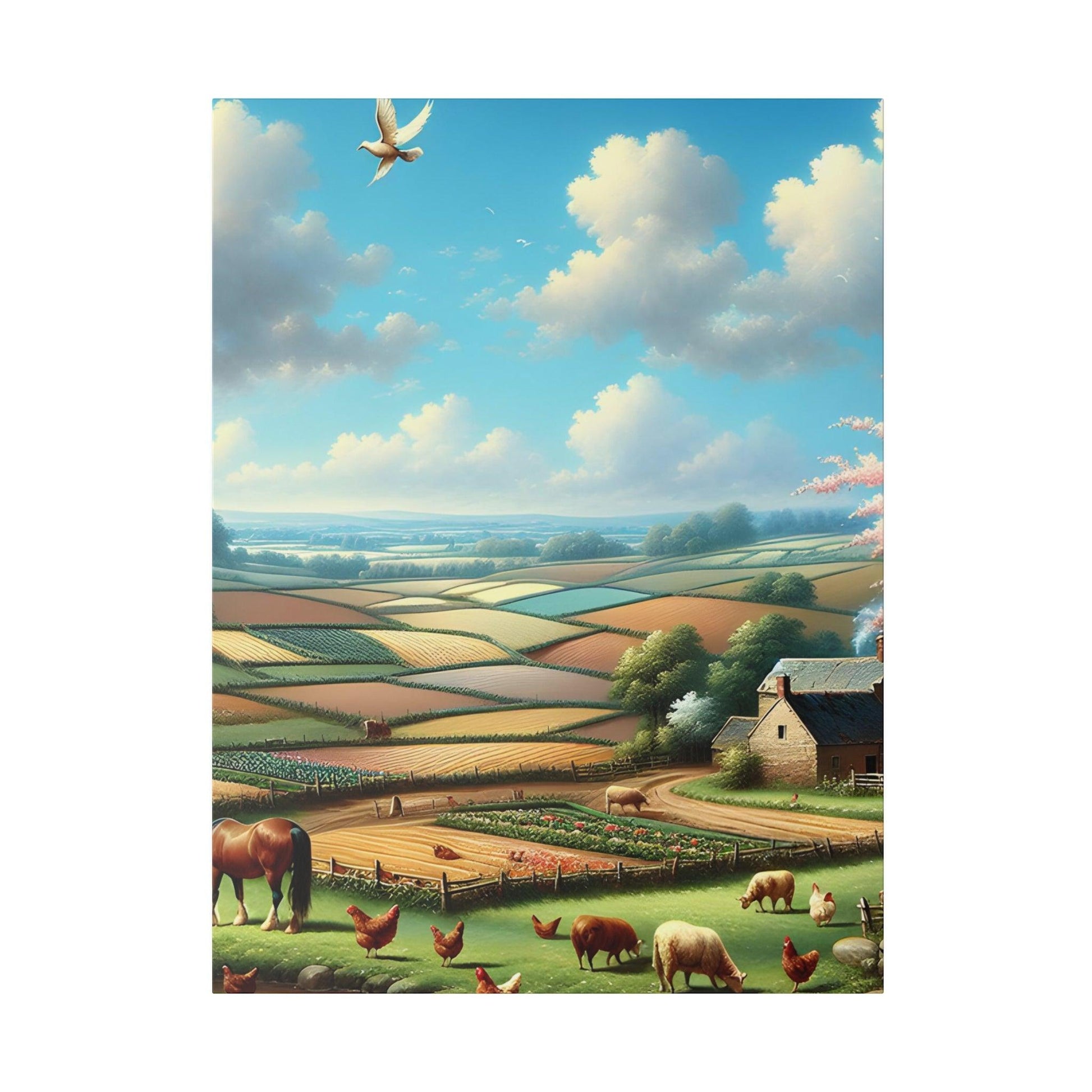 "Farmstead Vignettes" Canvas Wall Art - The Alice Gallery