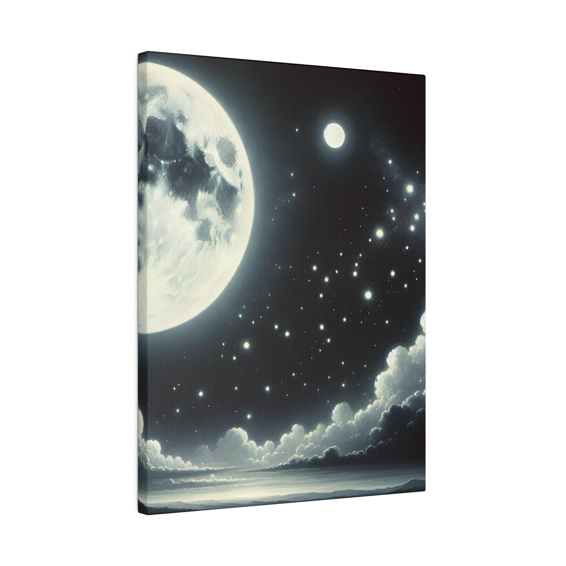 "Moonlit Mastery: Canvas Wall Art" - The Alice Gallery