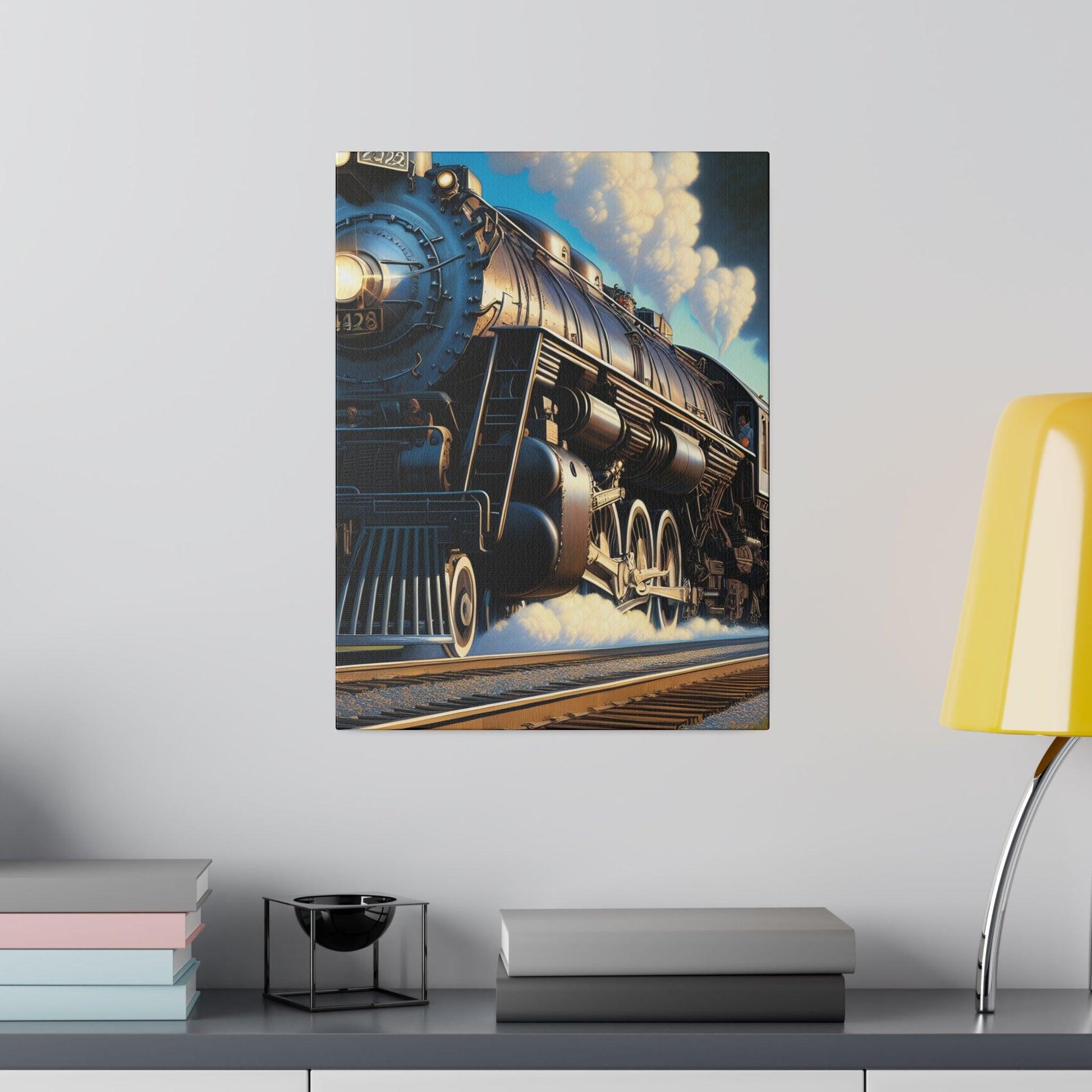 "Journey Tracks: Captivating Train-Inspired Canvas Wall Art" - The Alice Gallery